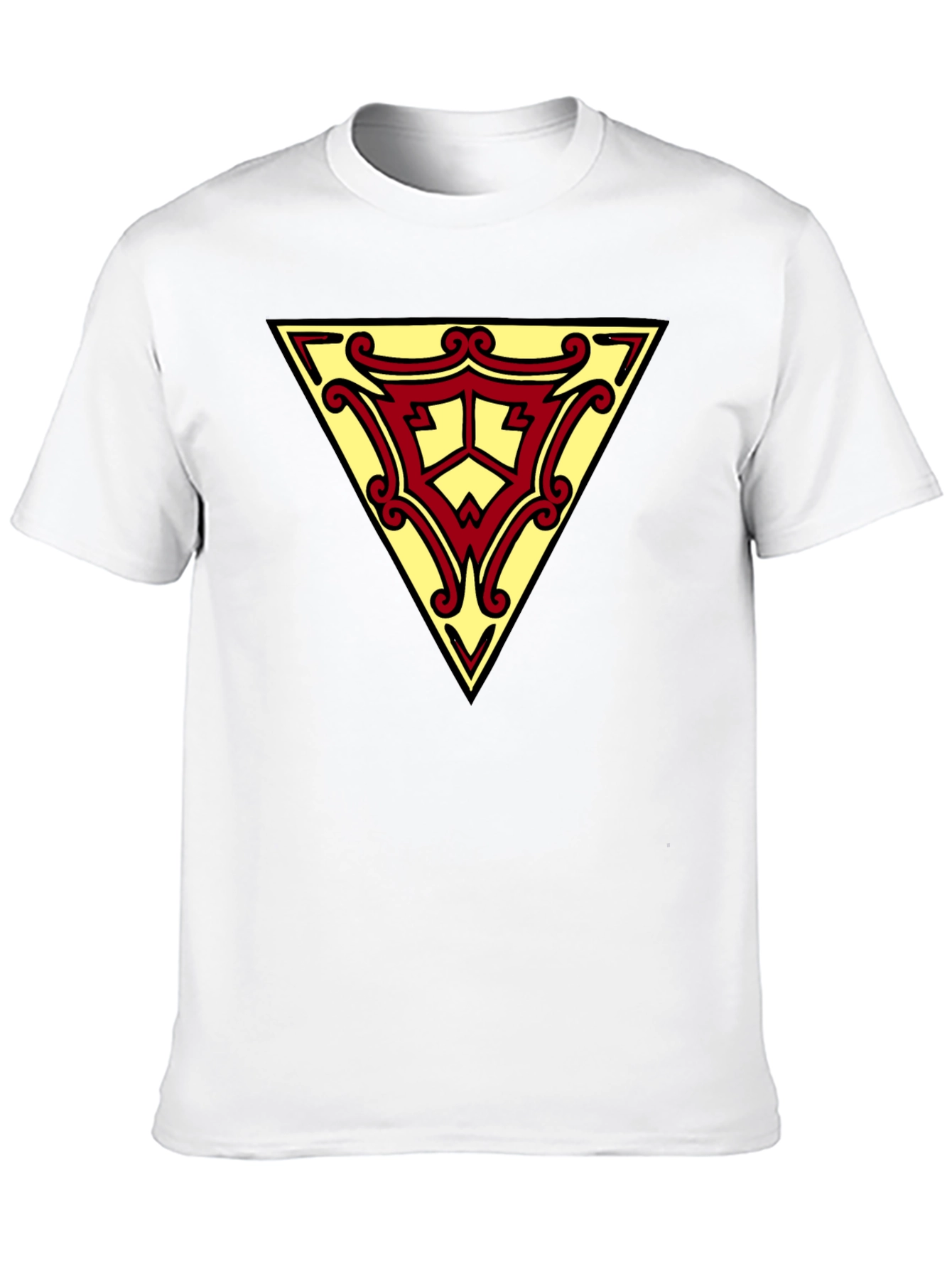 Triangle Emblem Graphic Black T-Shirt