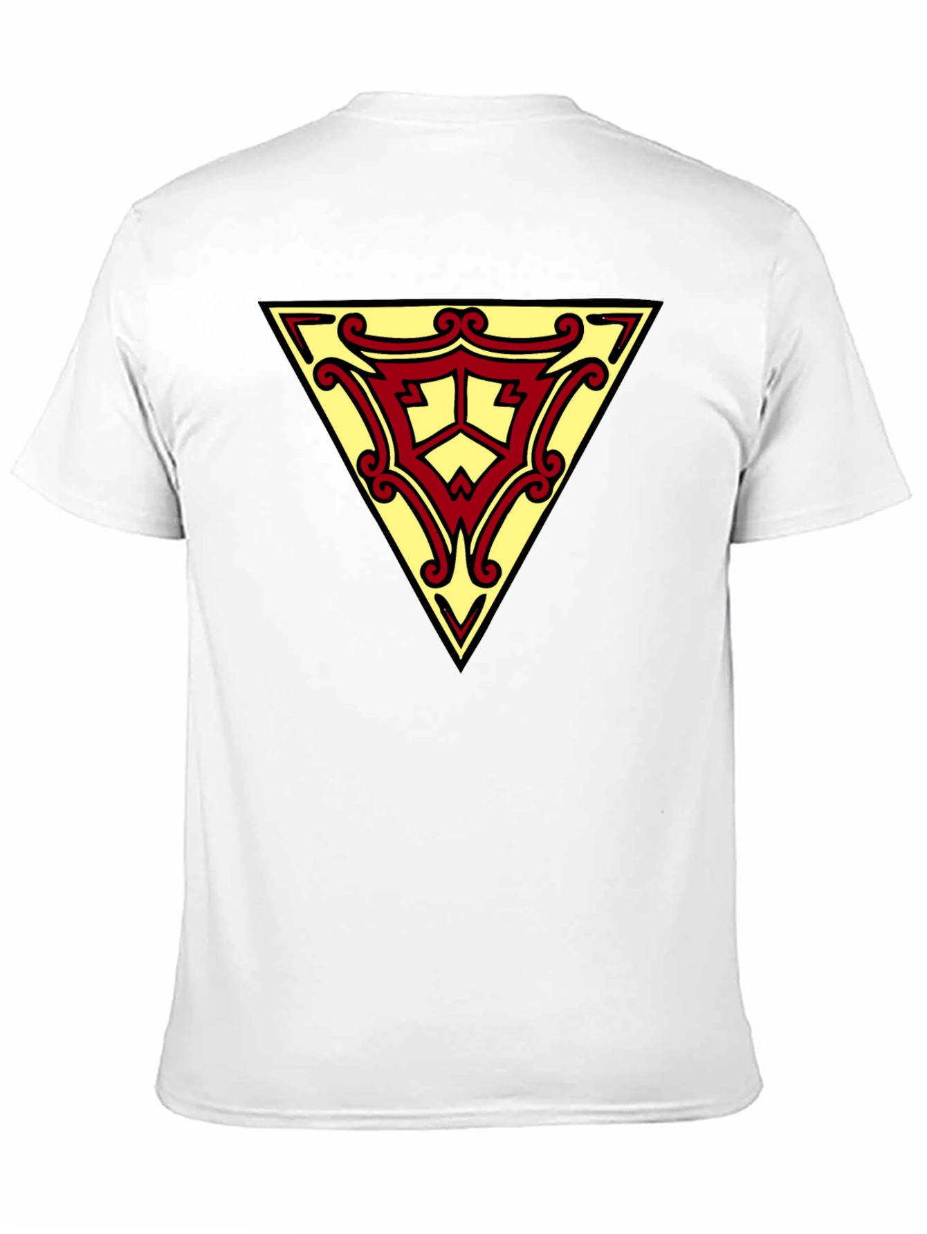 Triangle Emblem Graphic Black T-Shirt