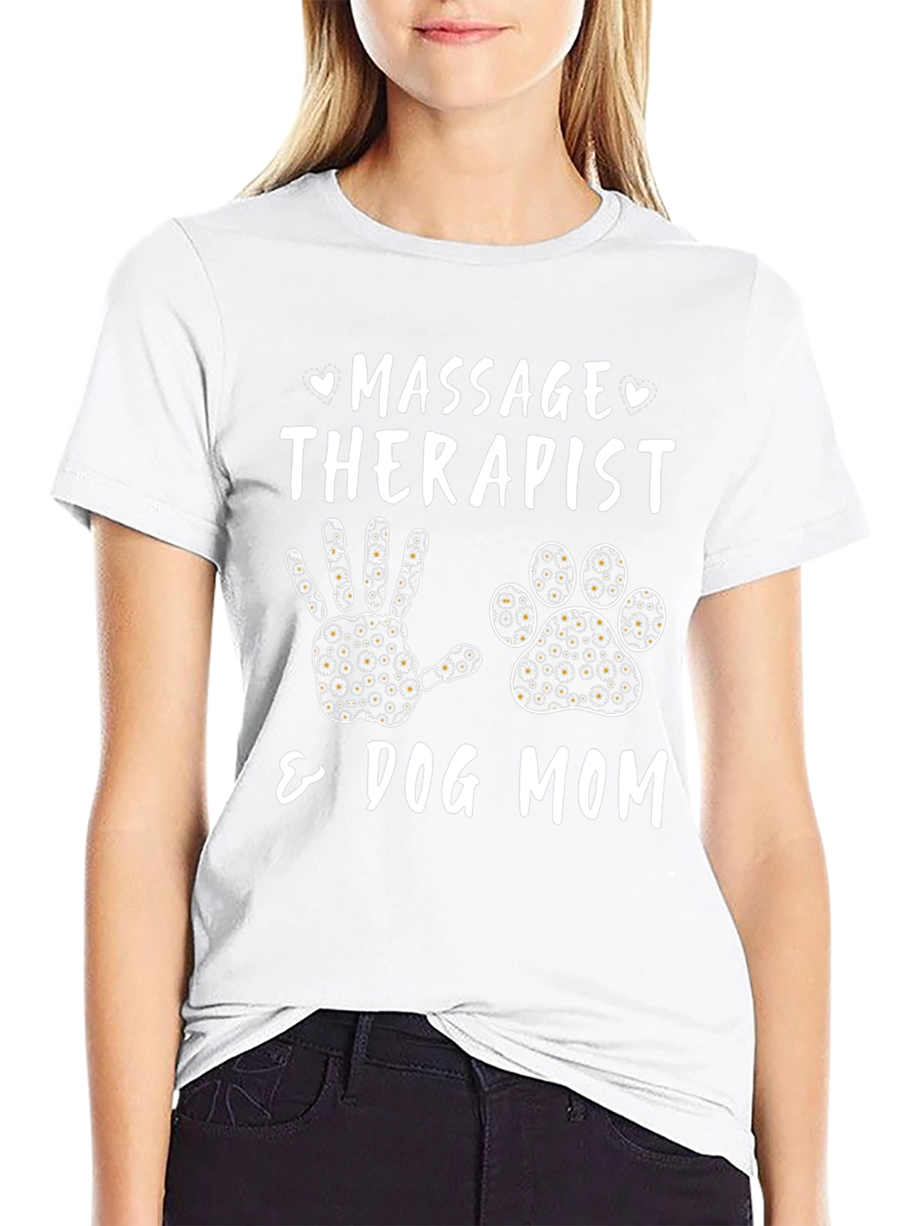Massage Therapist & Dog Mom Graphic Tee