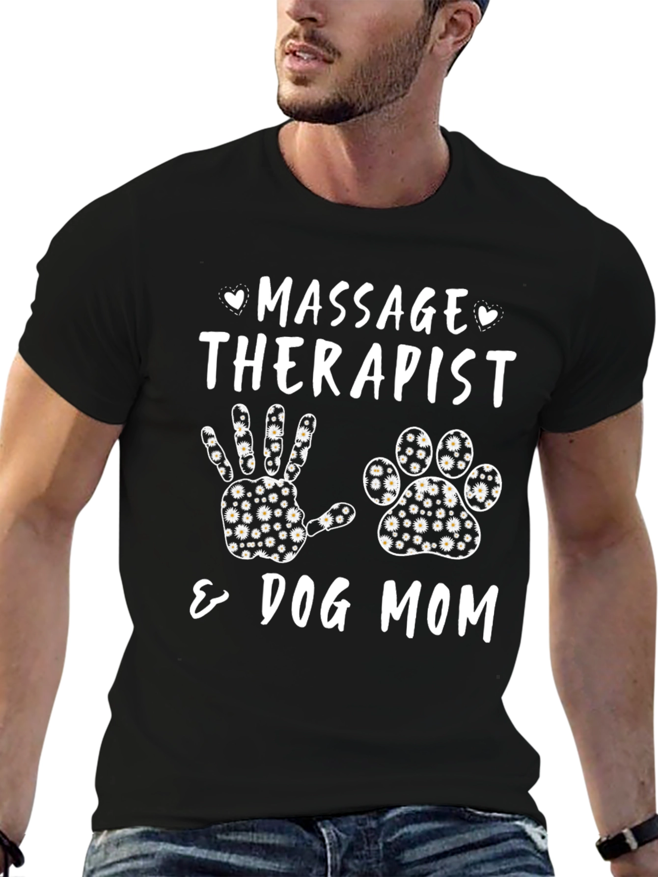 Massage Therapist & Dog Mom Graphic Tee