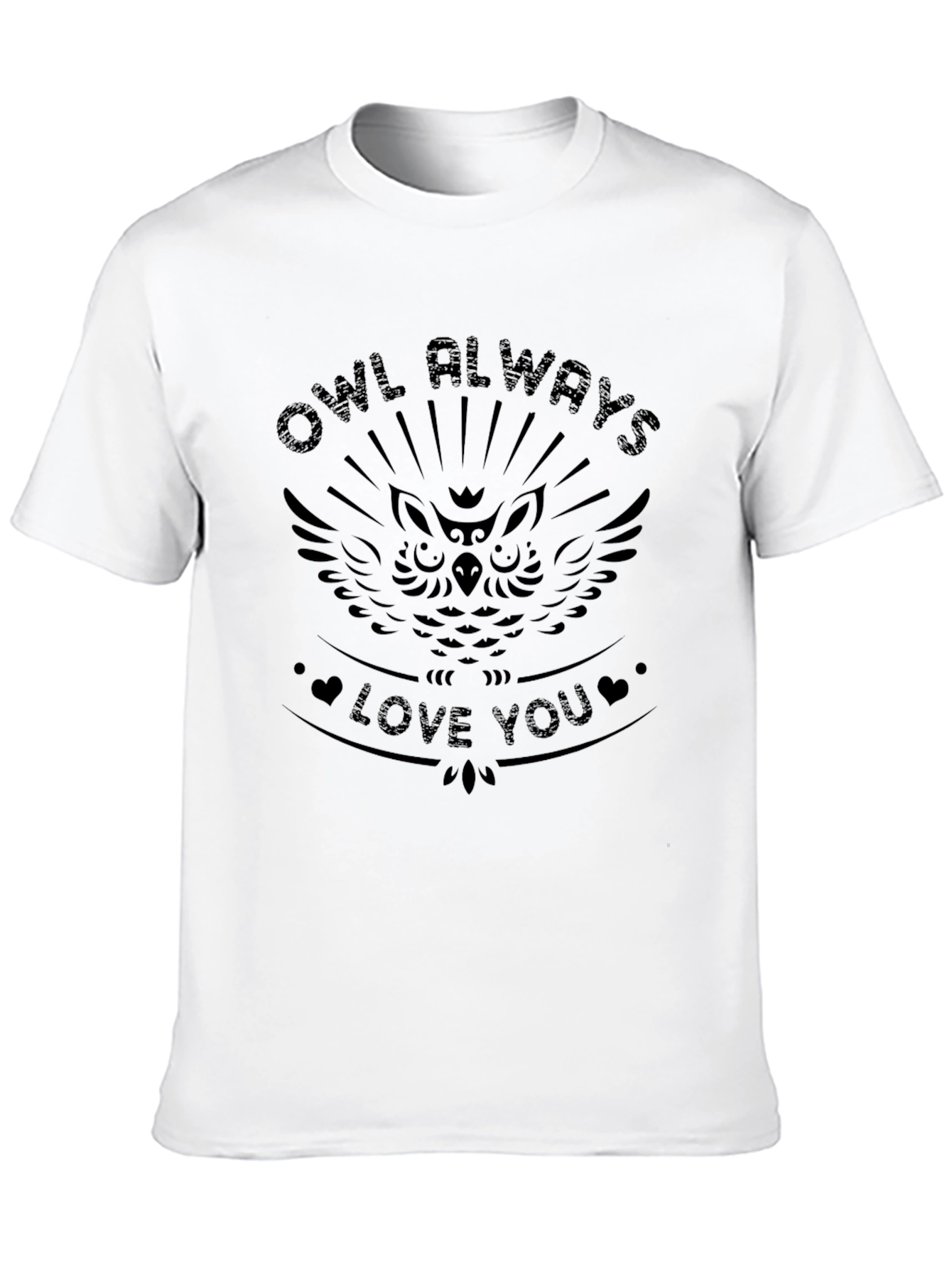 Owl Always Love You T-Shirt - Black Graphic Tee