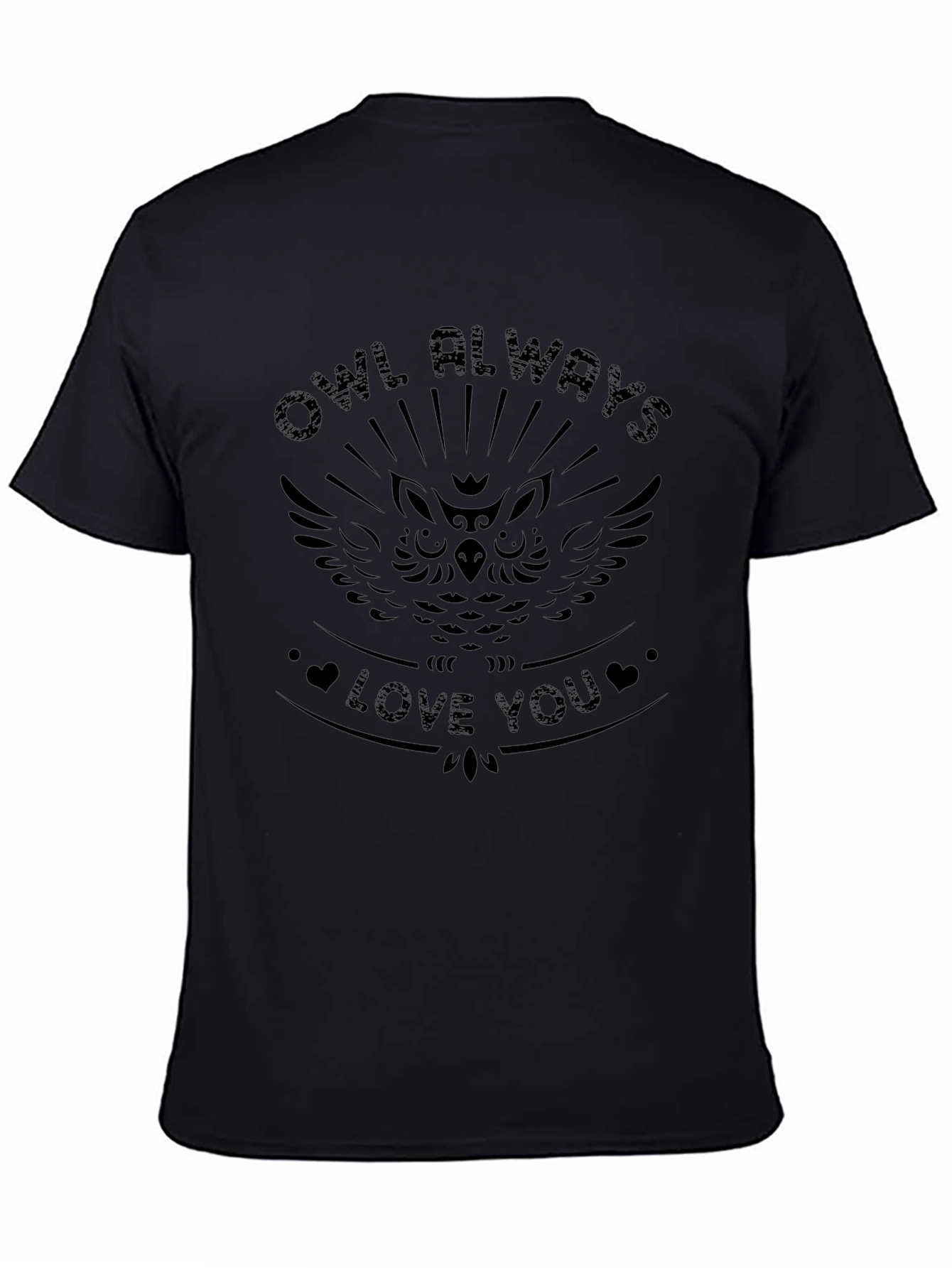Owl Always Love You T-Shirt - Black Graphic Tee