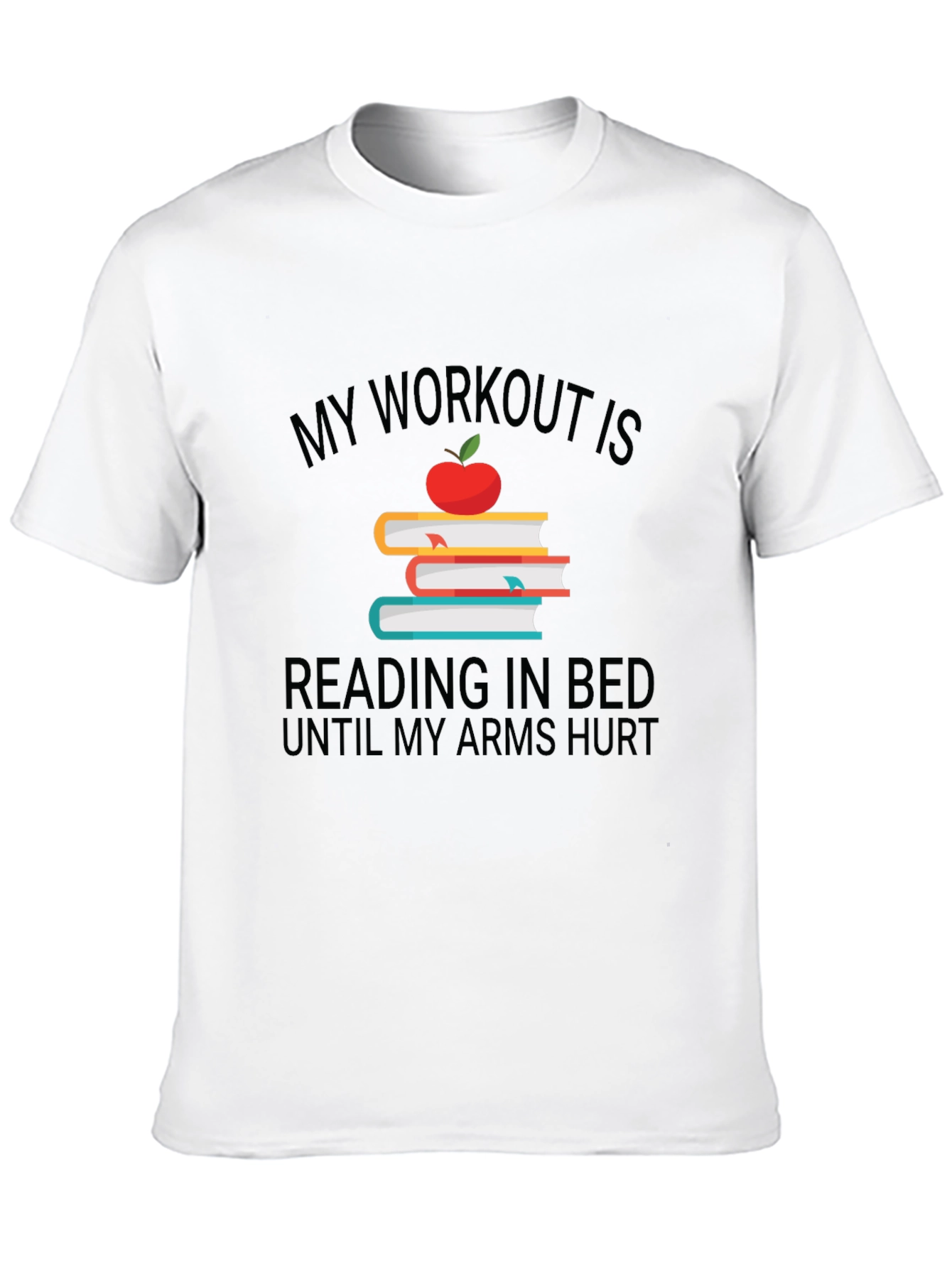 Funny Reading Workout T-Shirt for Book Lovers