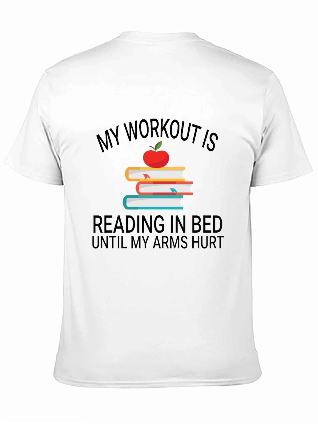 Funny Reading Workout T-Shirt for Book Lovers