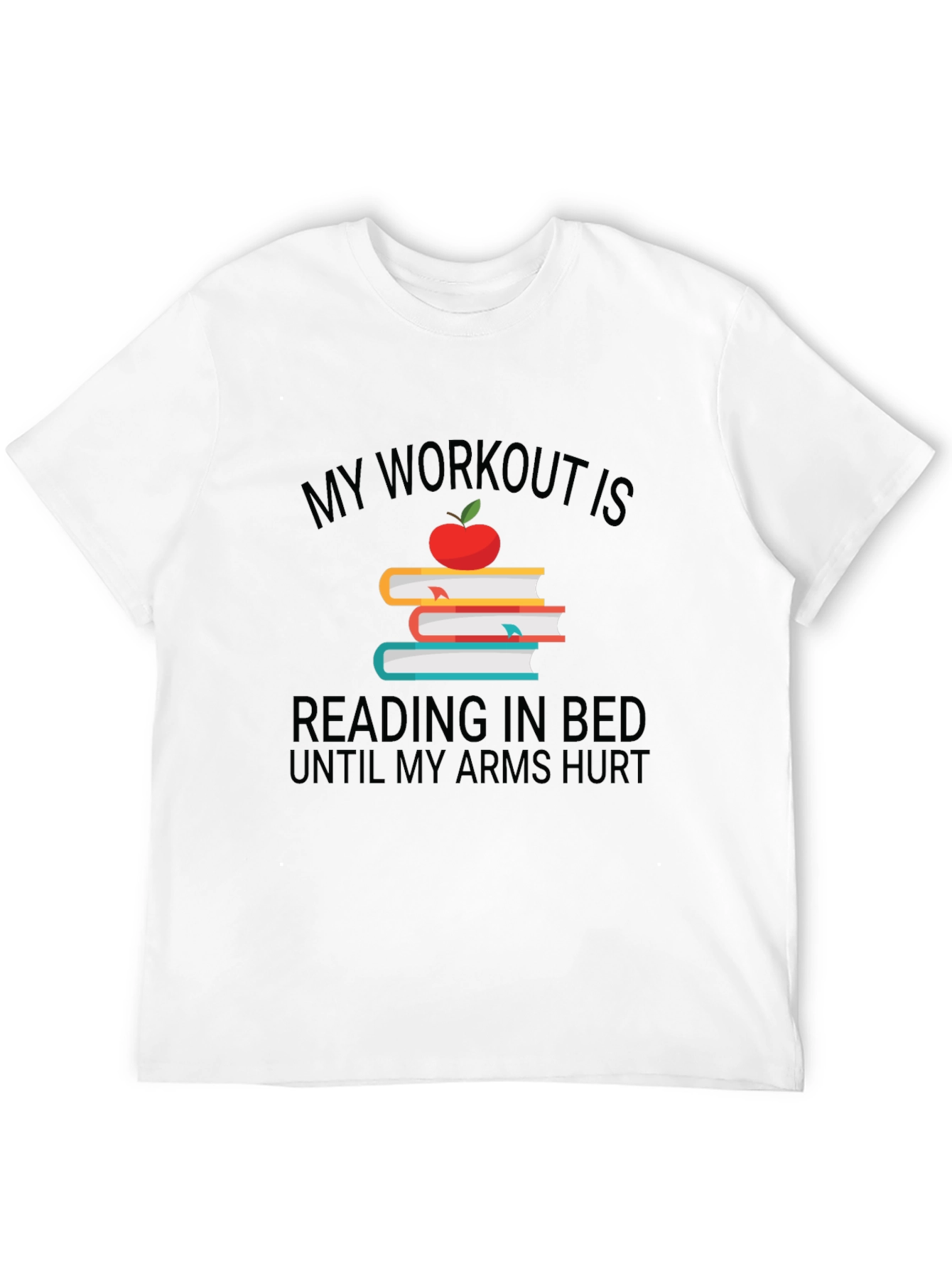 Funny Reading Workout T-Shirt for Book Lovers