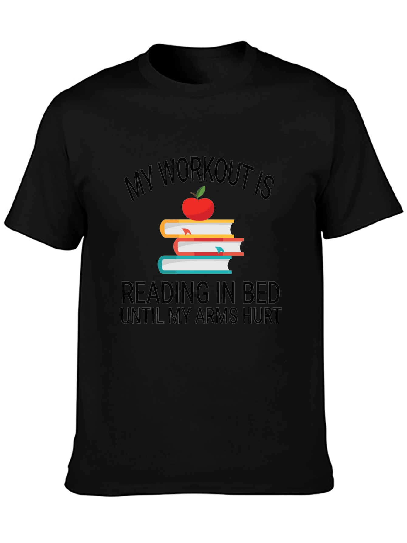 Funny Reading Workout T-Shirt for Book Lovers