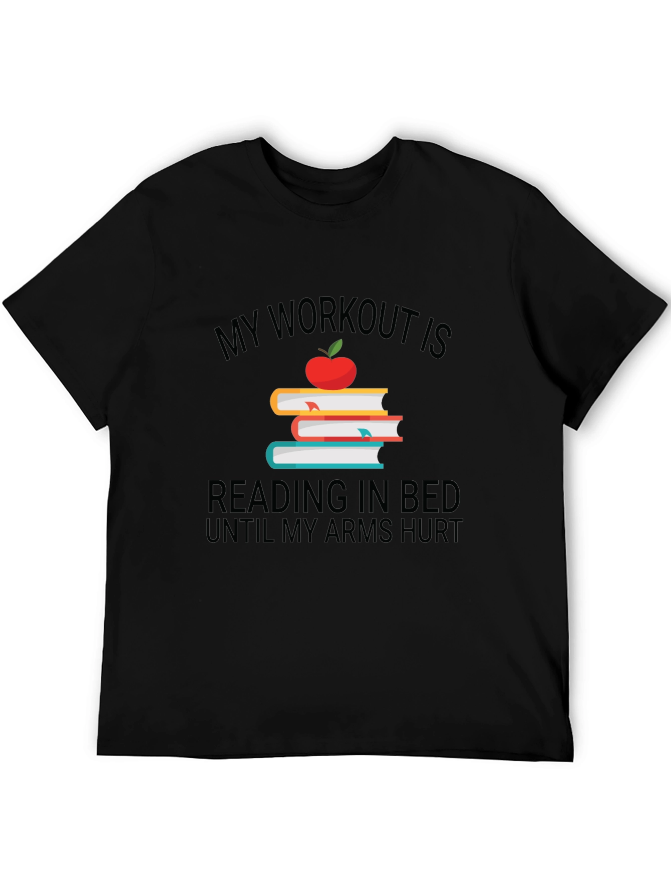 Funny Reading Workout T-Shirt for Book Lovers