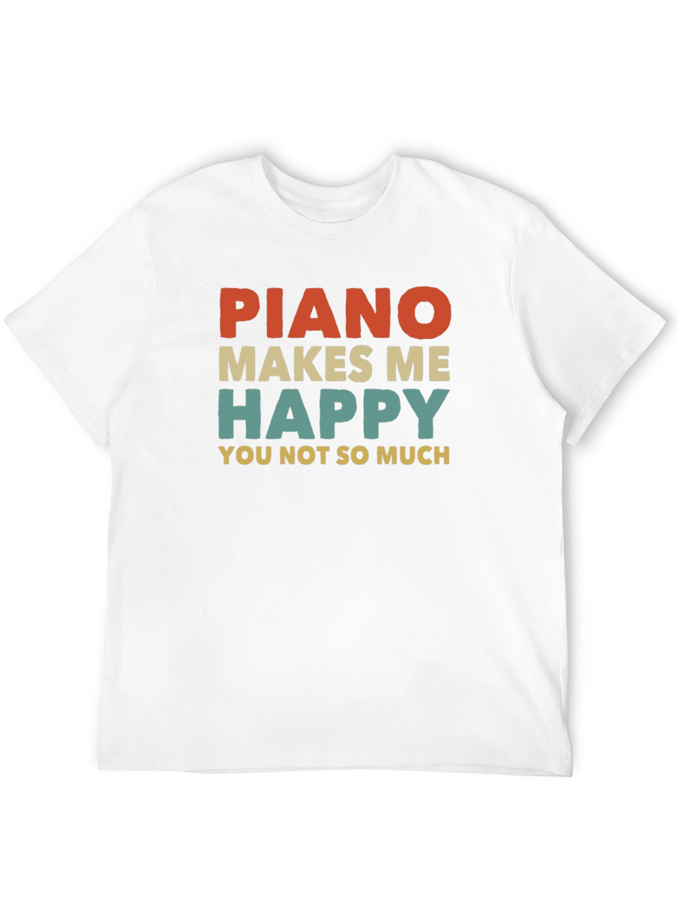 Piano Makes Me Happy T-Shirt