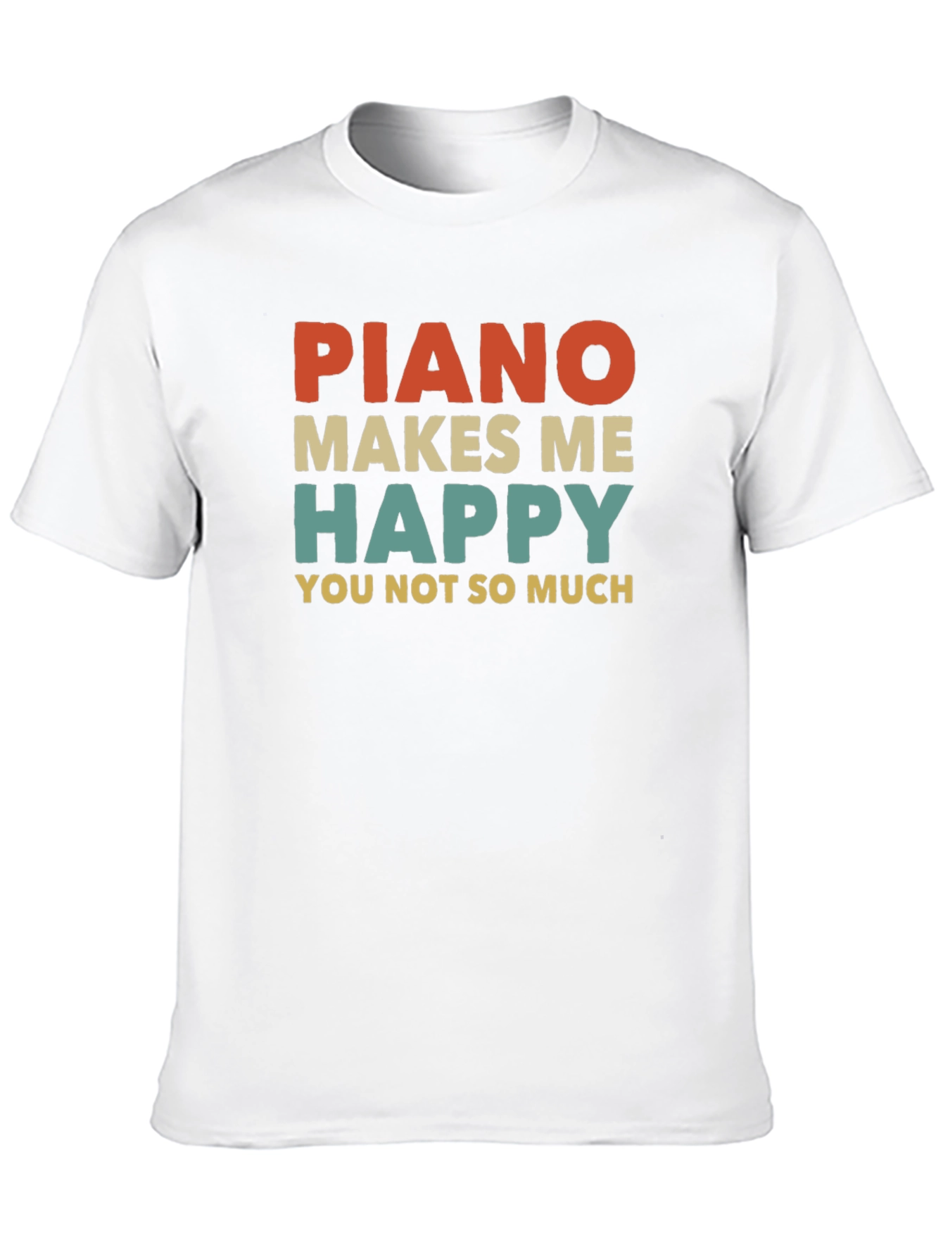Piano Makes Me Happy T-Shirt