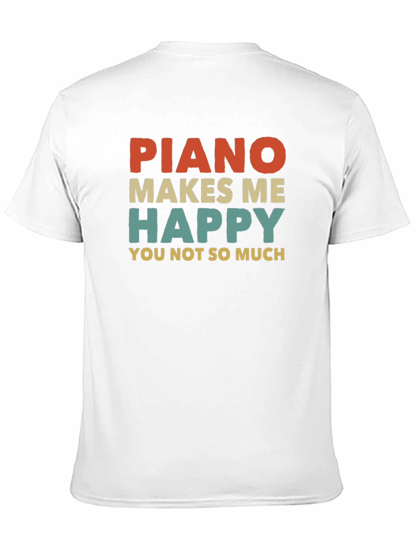 Piano Makes Me Happy T-Shirt