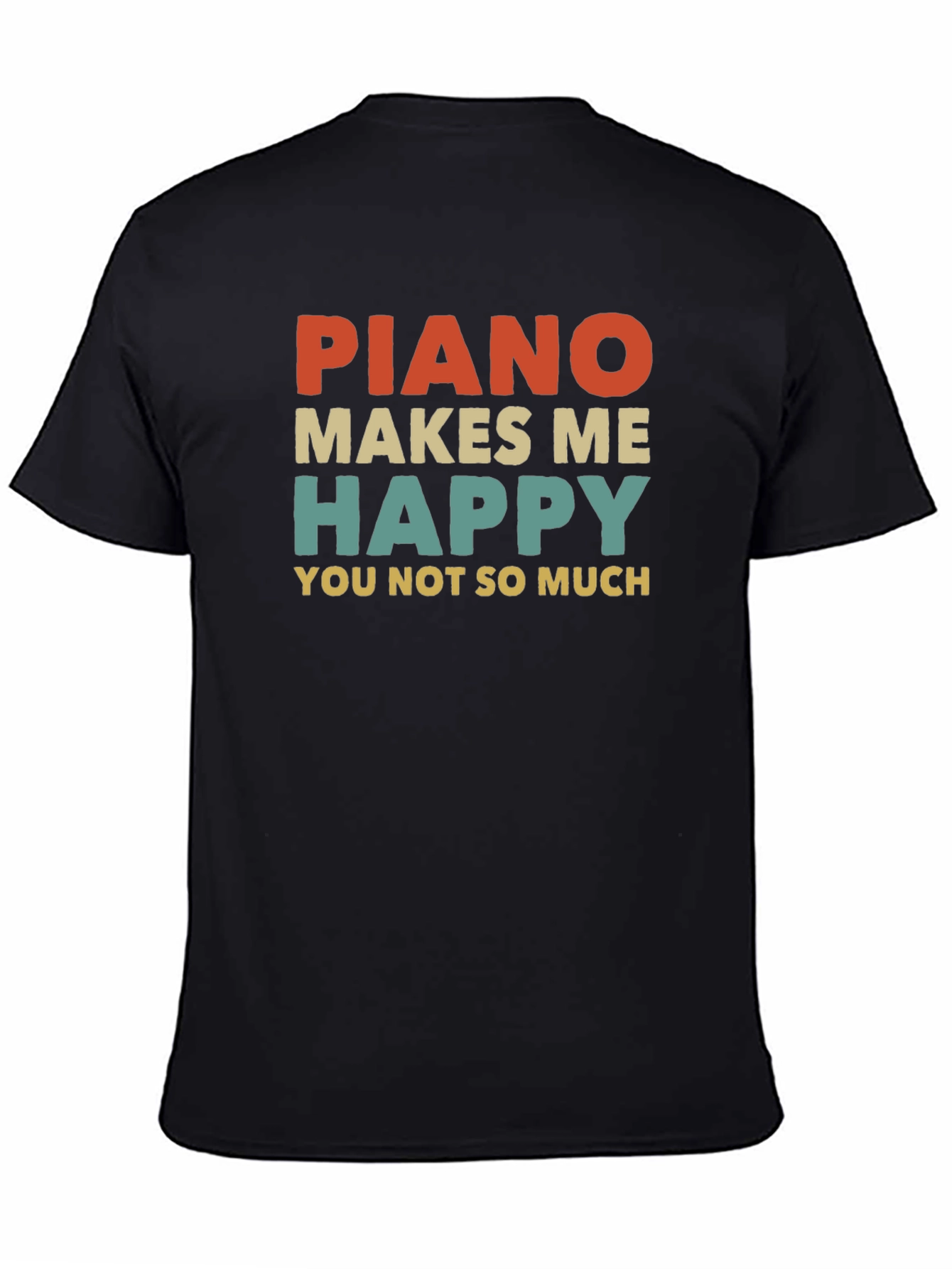 Piano Makes Me Happy T-Shirt