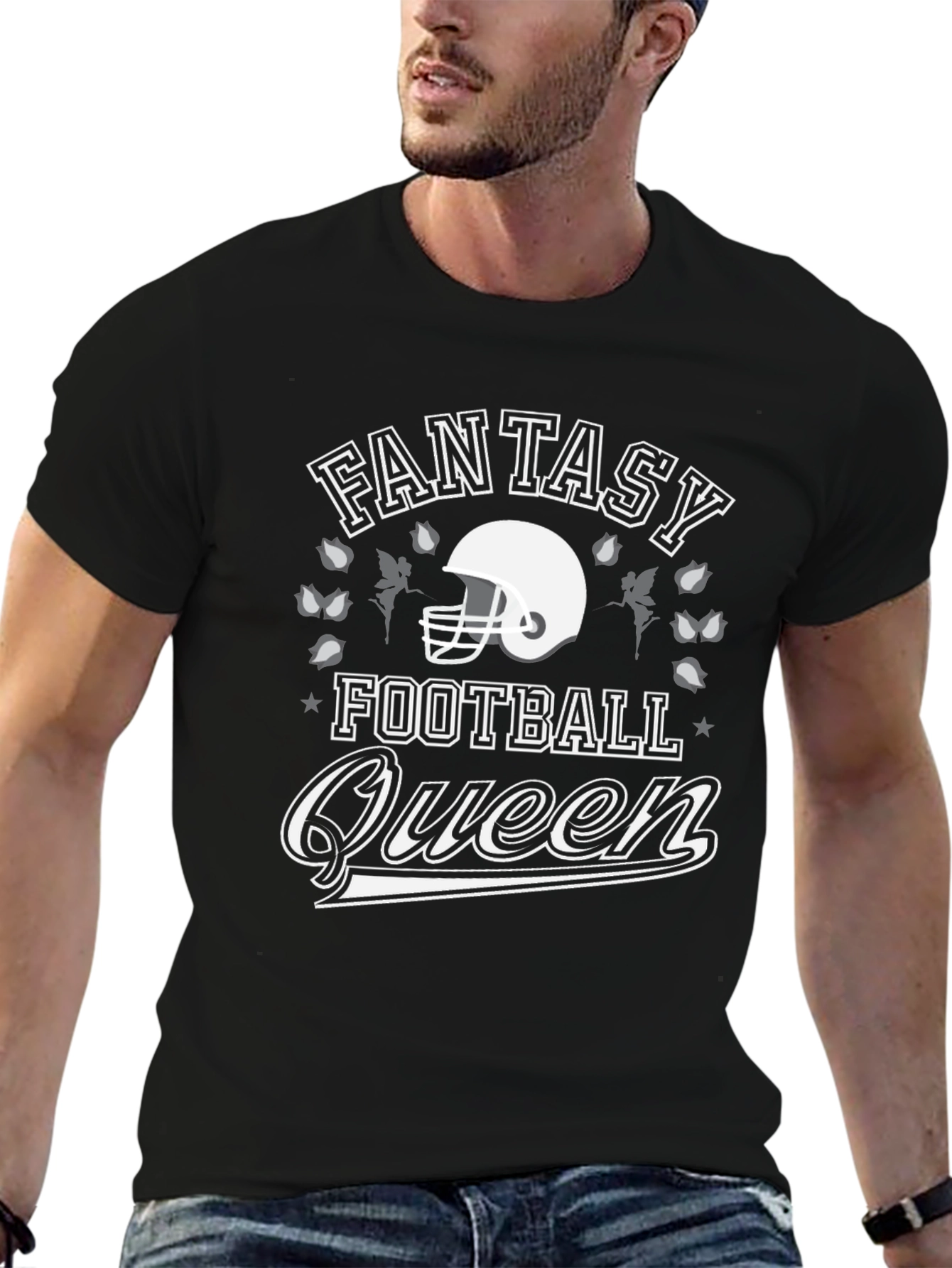 Fantasy Football Queen Graphic T-Shirt
