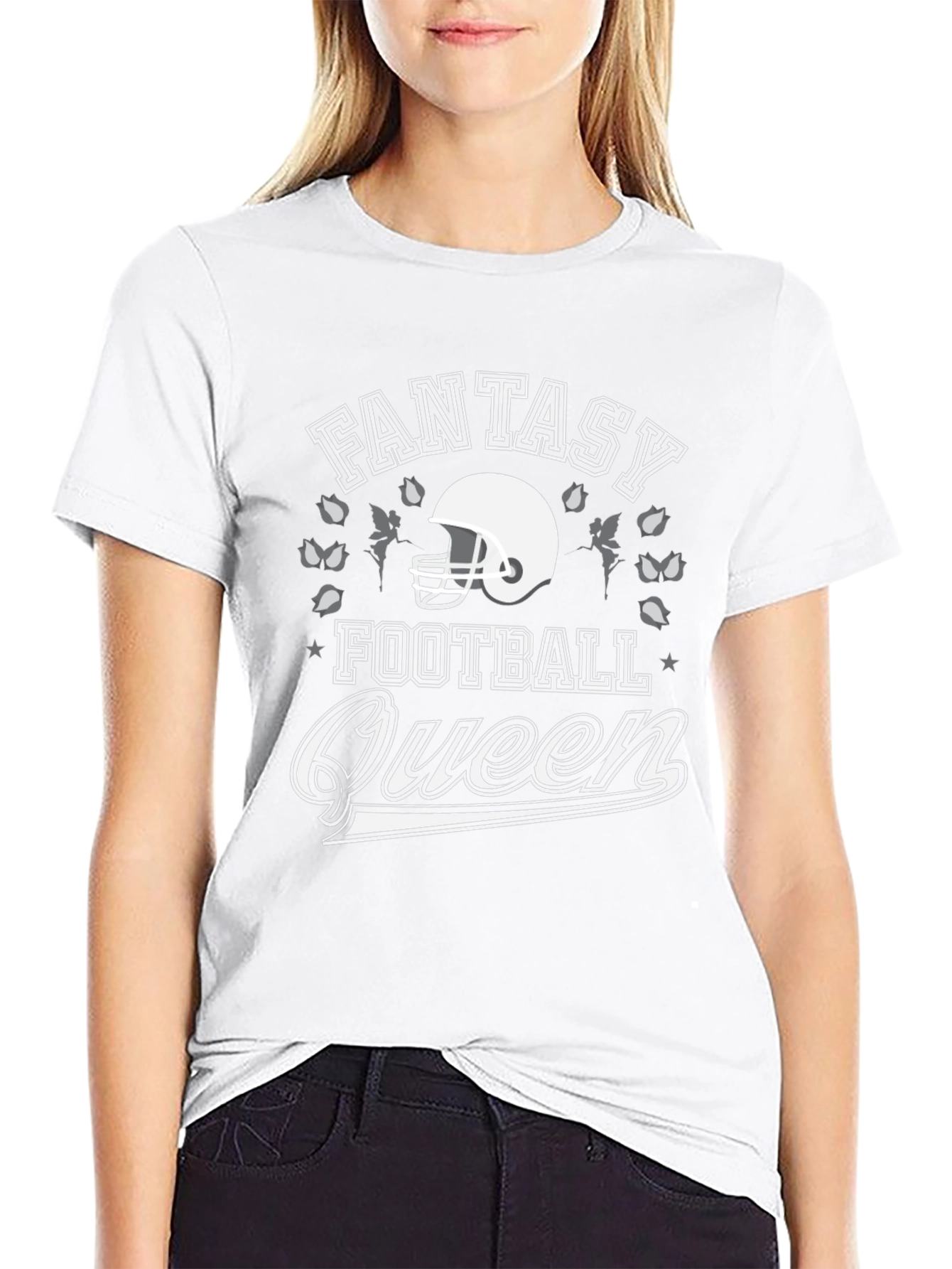 Fantasy Football Queen Graphic T-Shirt