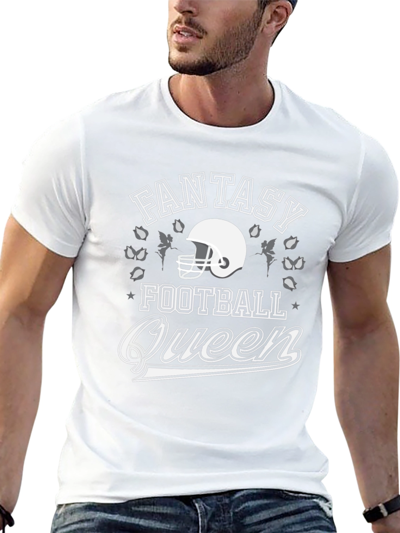 Fantasy Football Queen Graphic T-Shirt