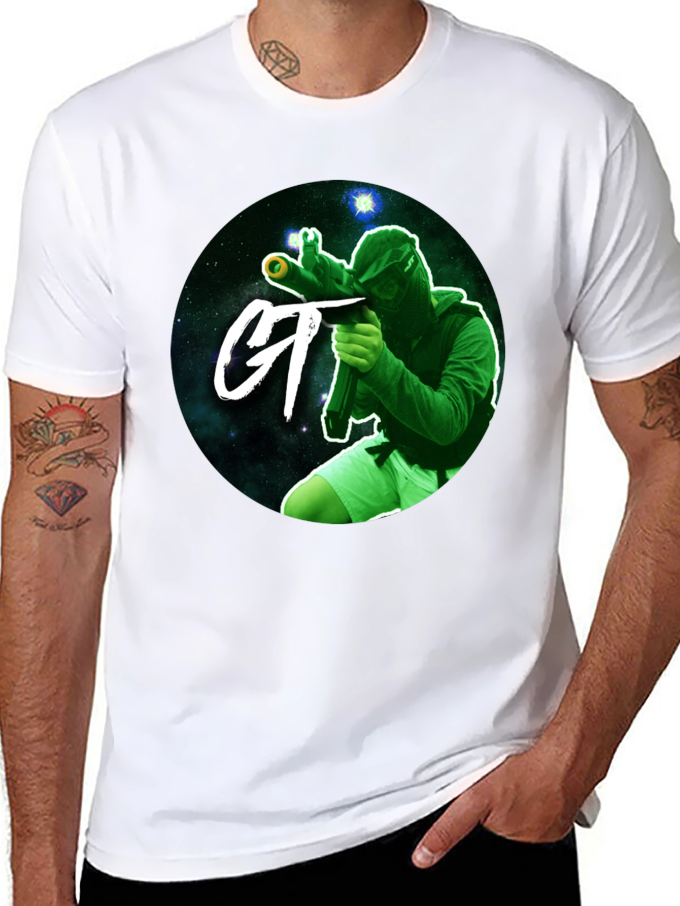 Cosmic Paintball T-Shirt - Gamer Tee