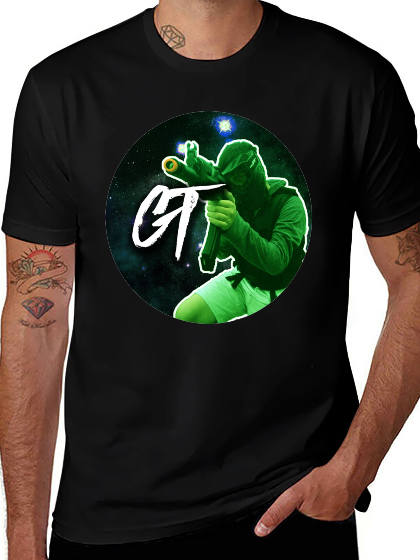 Cosmic Paintball T-Shirt - Gamer Tee