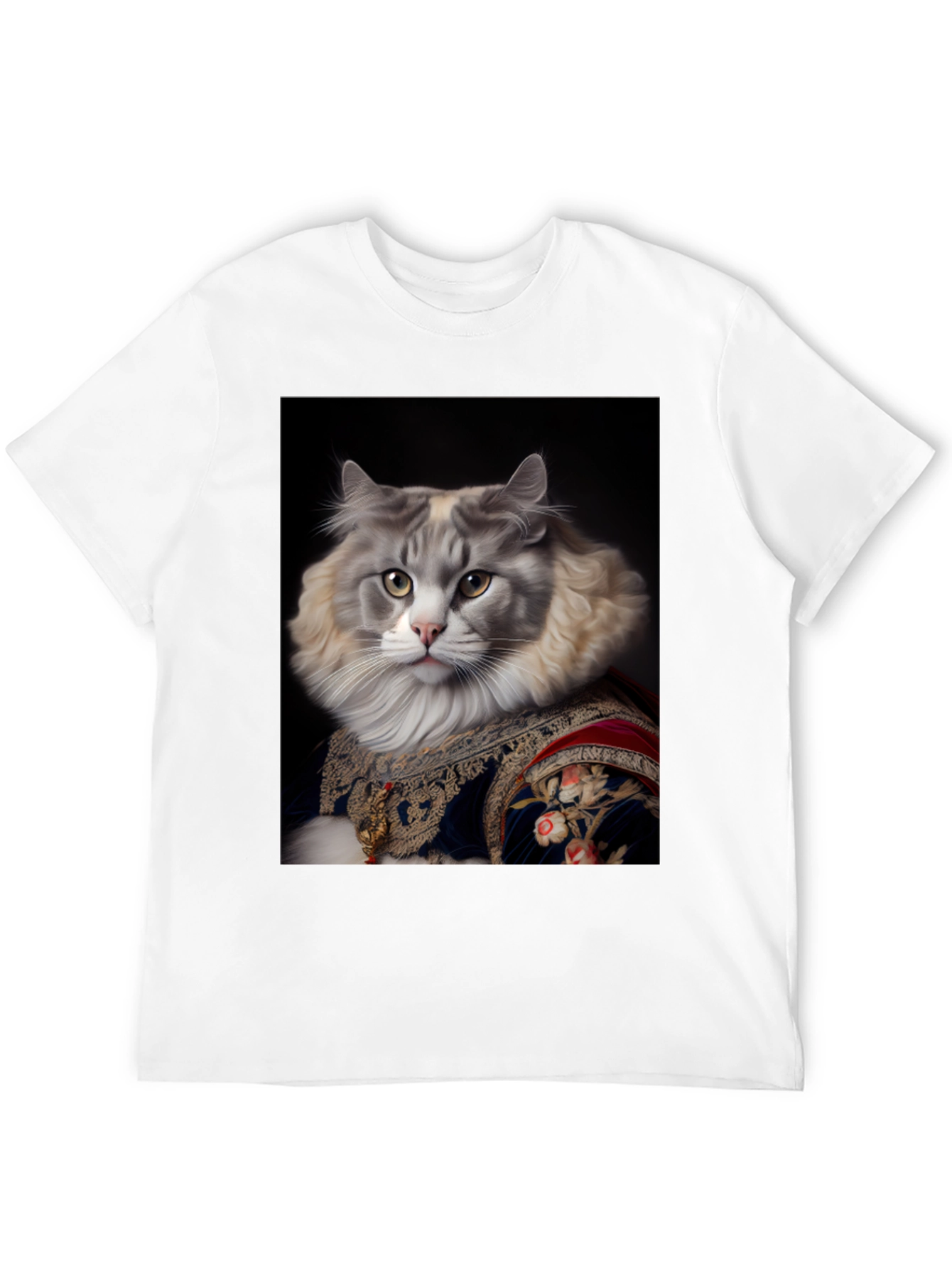 Regal Cat Portrait T-Shirt