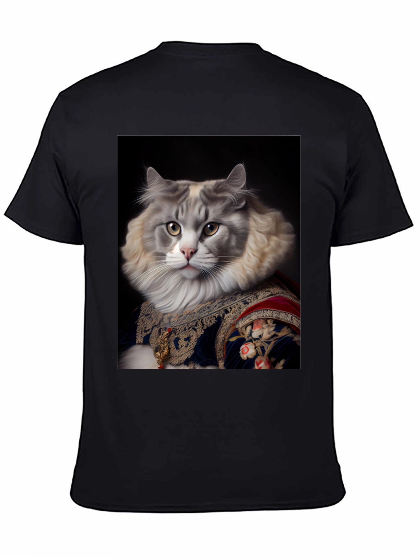 Regal Cat Portrait T-Shirt