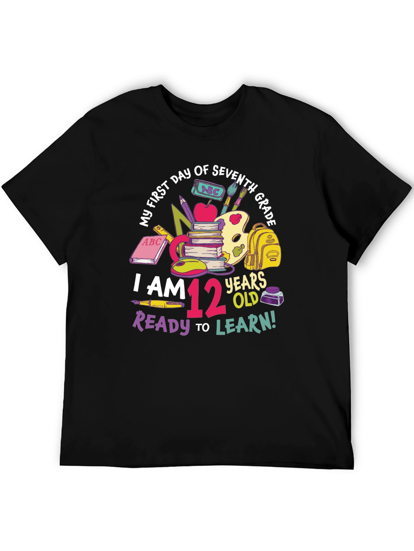 Seventh Grade Ready to Learn T-Shirt