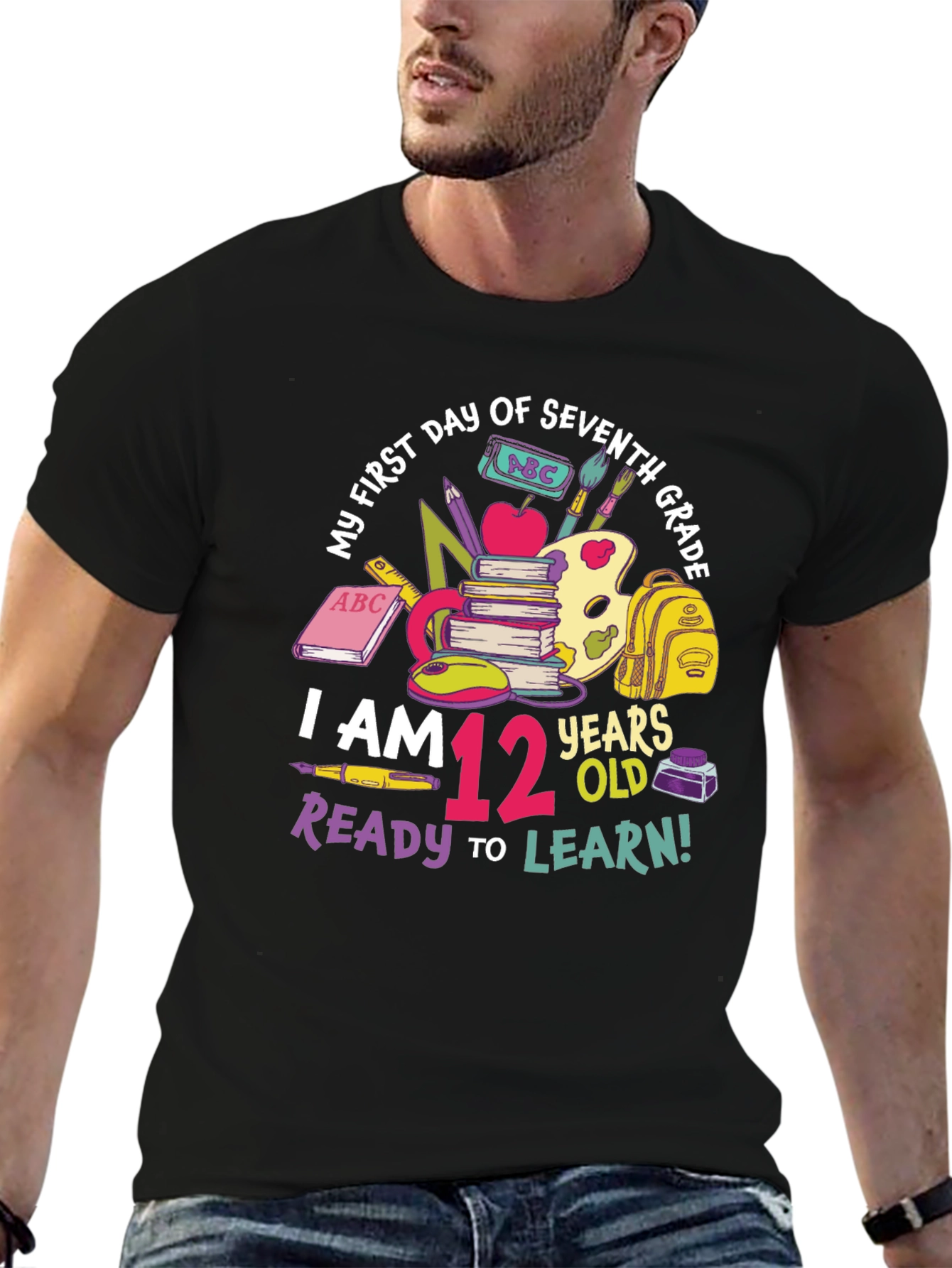 Seventh Grade Ready to Learn T-Shirt