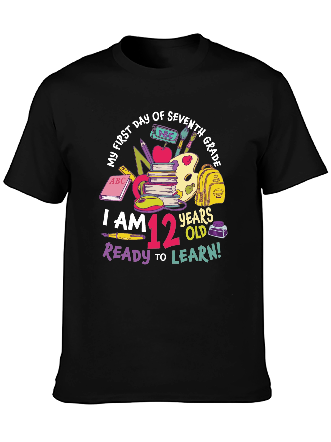 Seventh Grade Ready to Learn T-Shirt