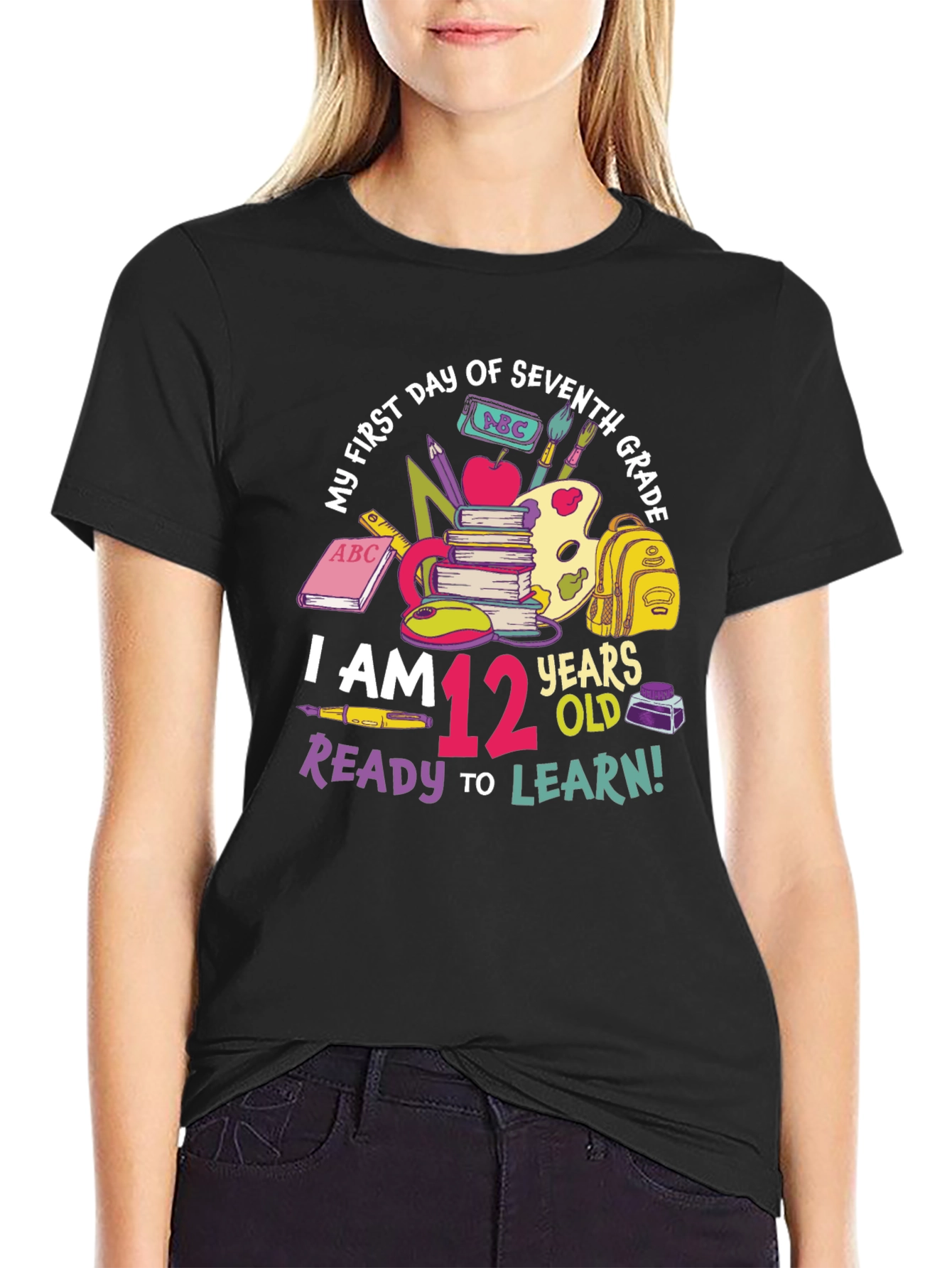 Seventh Grade Ready to Learn T-Shirt
