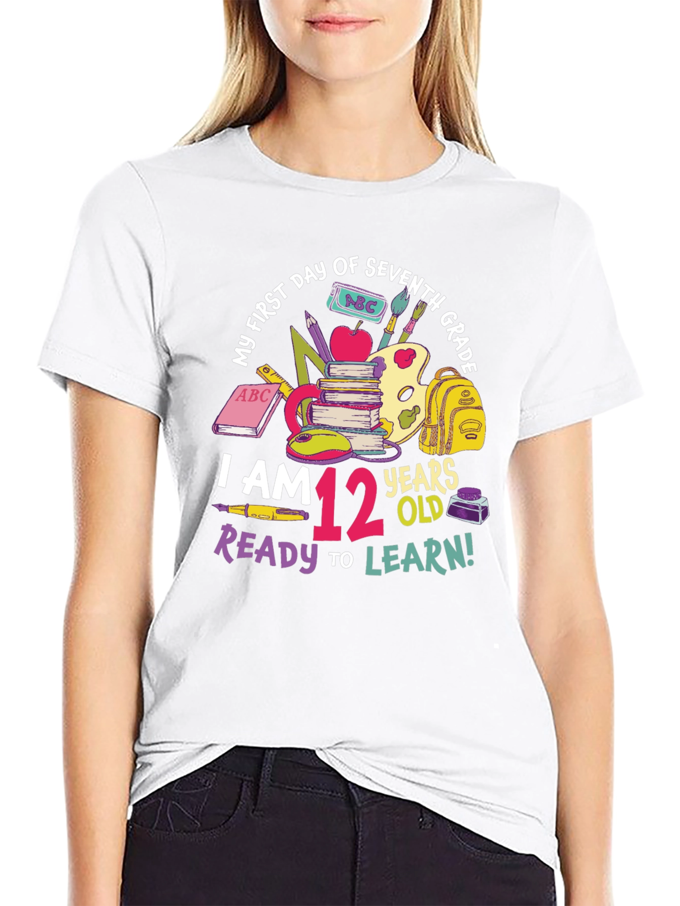 Seventh Grade Ready to Learn T-Shirt