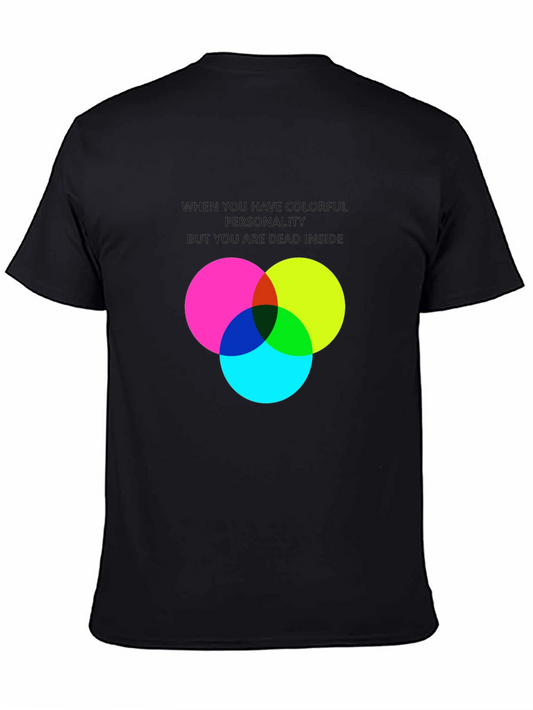 Colorful Overlap T-Shirt | Soft Cotton Graphic Tee