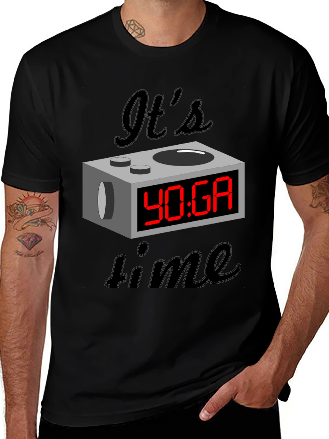 Yoga Time Graphic T-Shirt