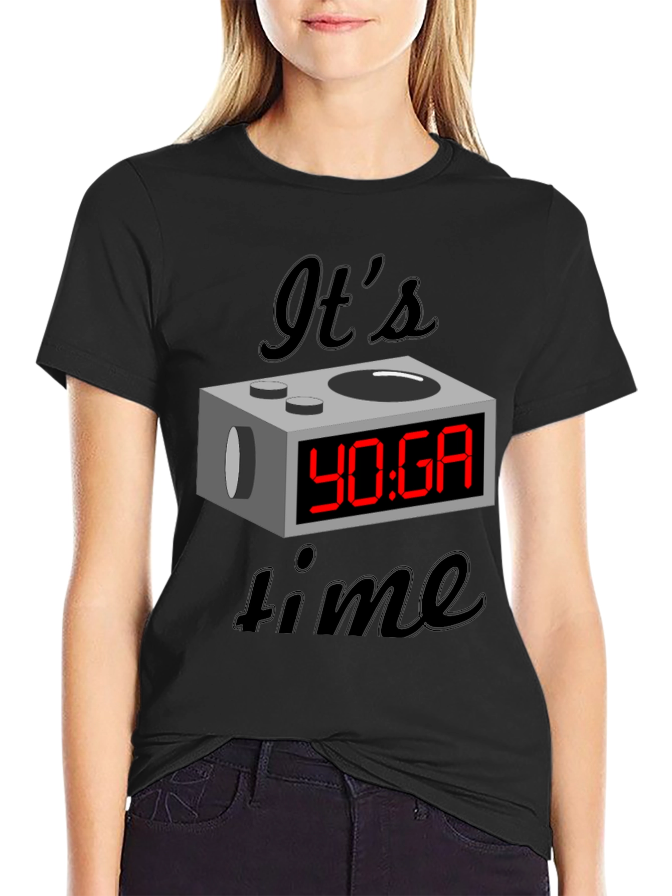 Yoga Time Graphic T-Shirt