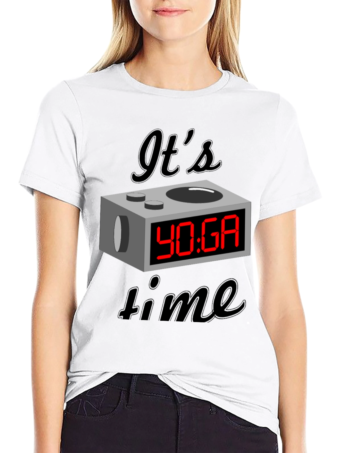 Yoga Time Graphic T-Shirt
