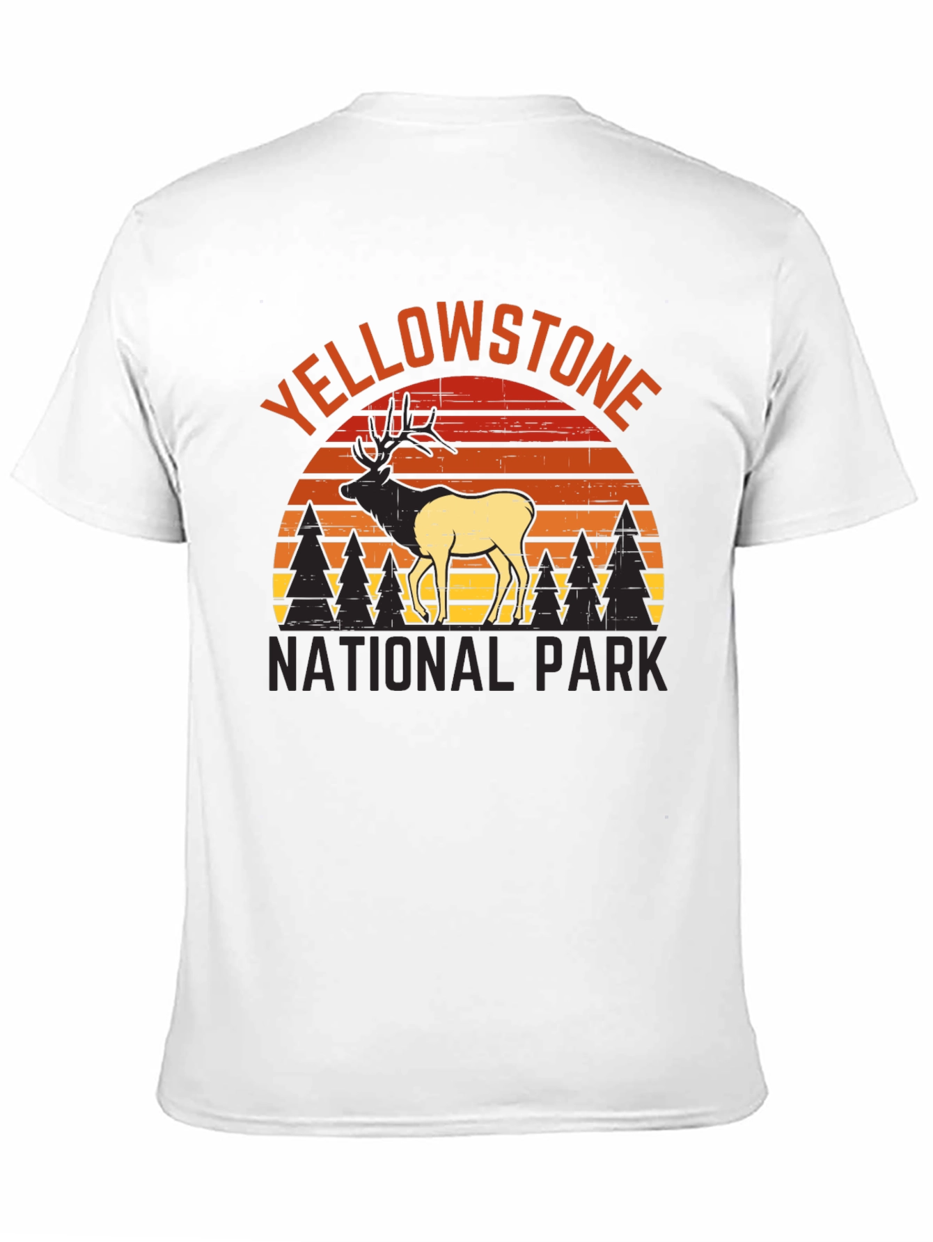 Yellowstone National Park Elk Graphic Tee