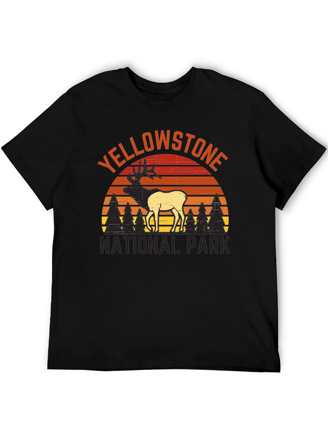 Yellowstone National Park Elk Graphic Tee