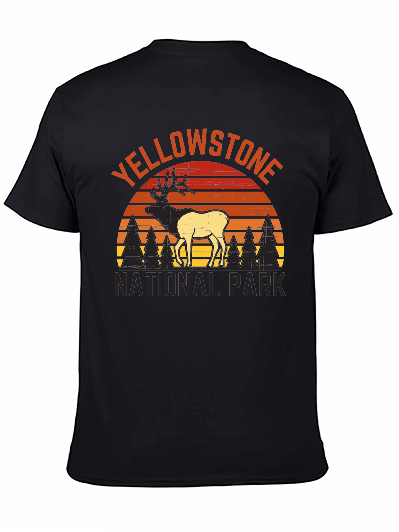 Yellowstone National Park Elk Graphic Tee