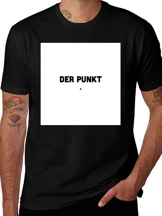 Der Punkt T-Shirt - Minimalist German Slogan Tee