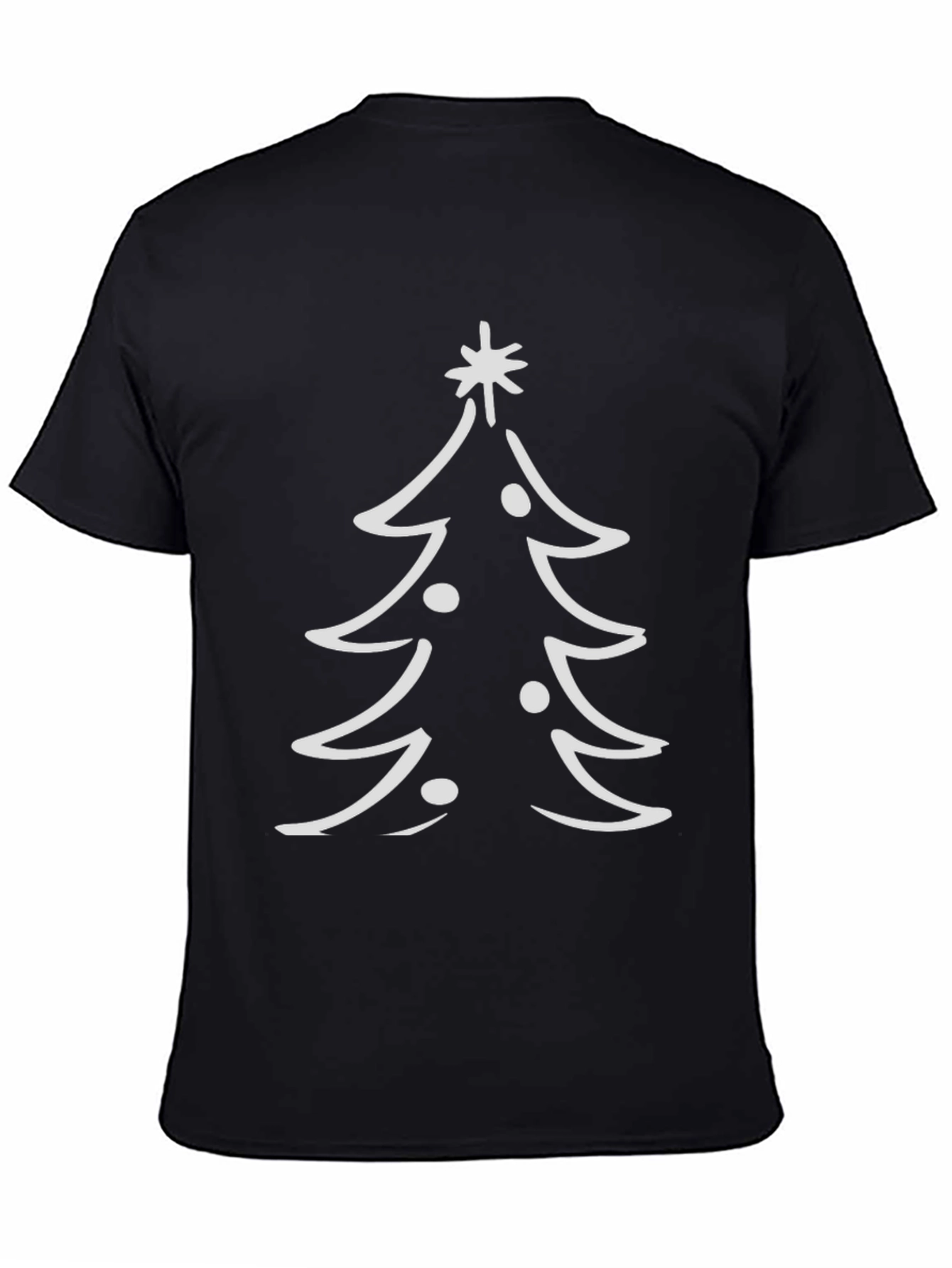 Christmas Tree Graphic Tee - Holiday Festive T-Shirt