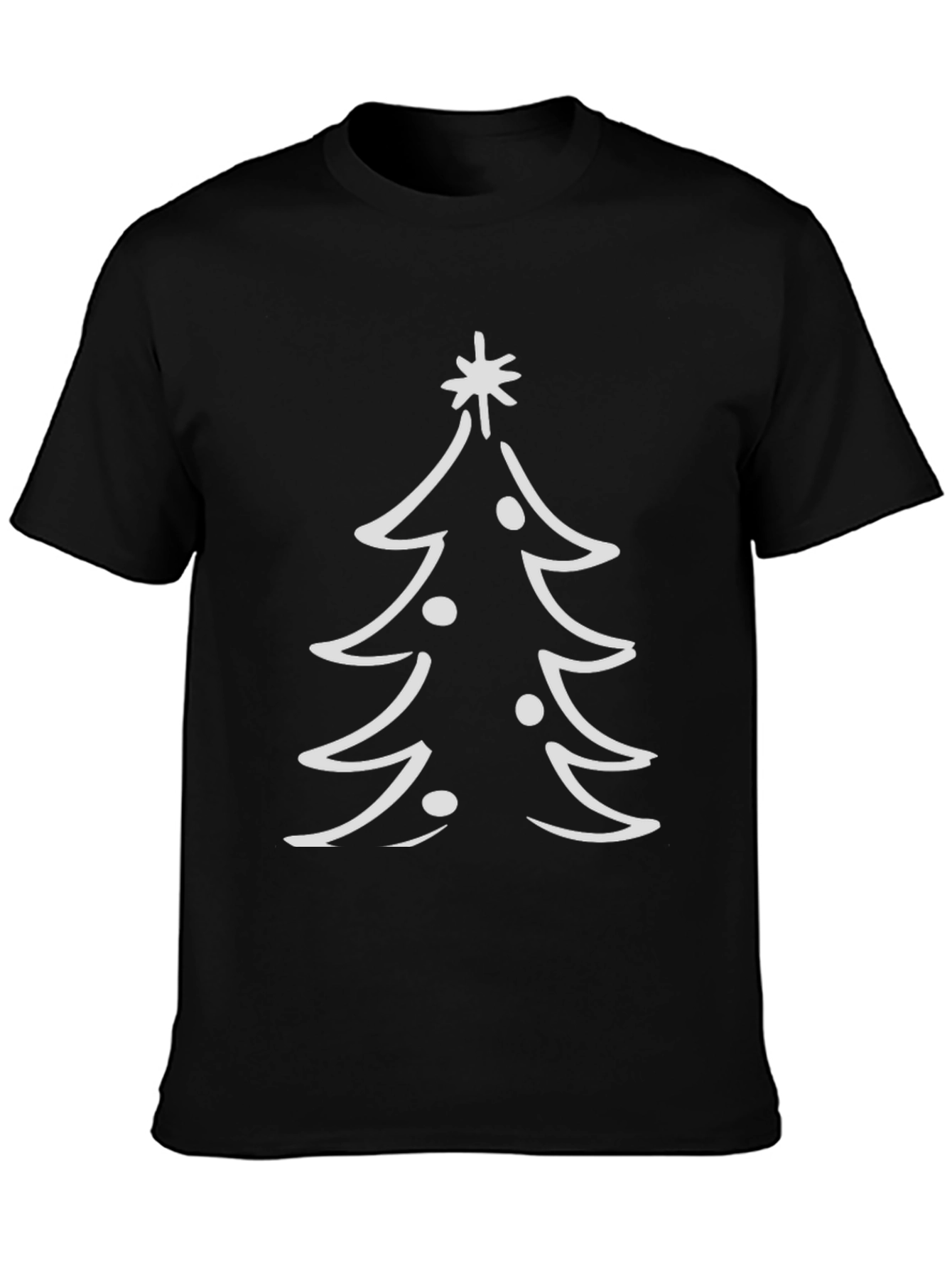 Christmas Tree Graphic Tee - Holiday Festive T-Shirt