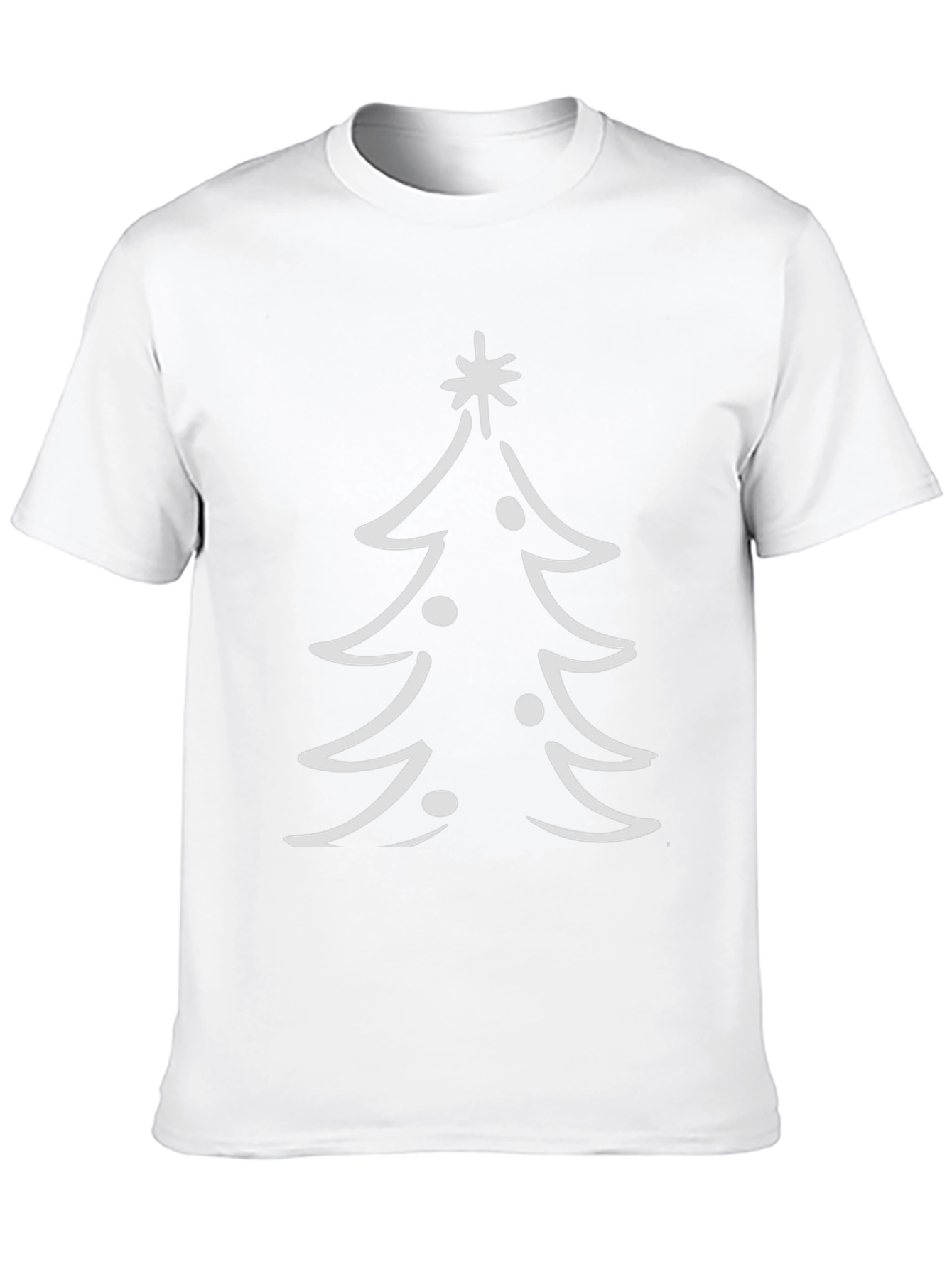 Christmas Tree Graphic Tee - Holiday Festive T-Shirt