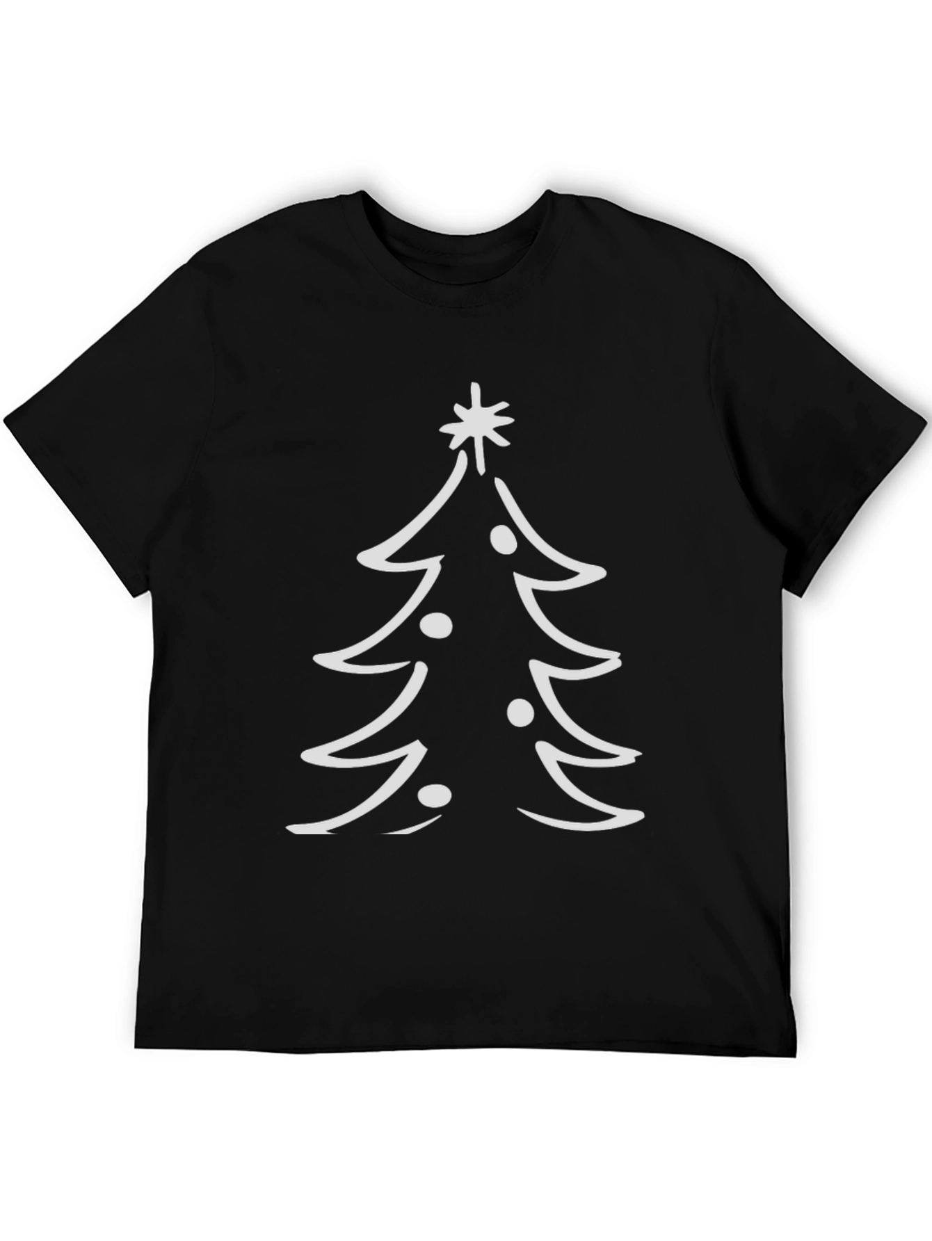 Christmas Tree Graphic Tee - Holiday Festive T-Shirt