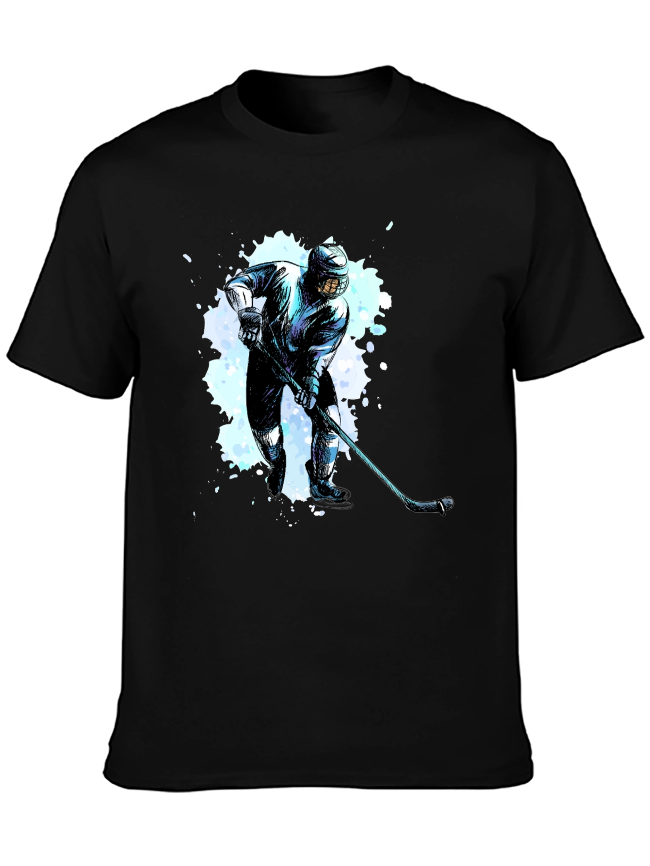 Hockey Player Graphic T-Shirt - Cool Fan Apparel