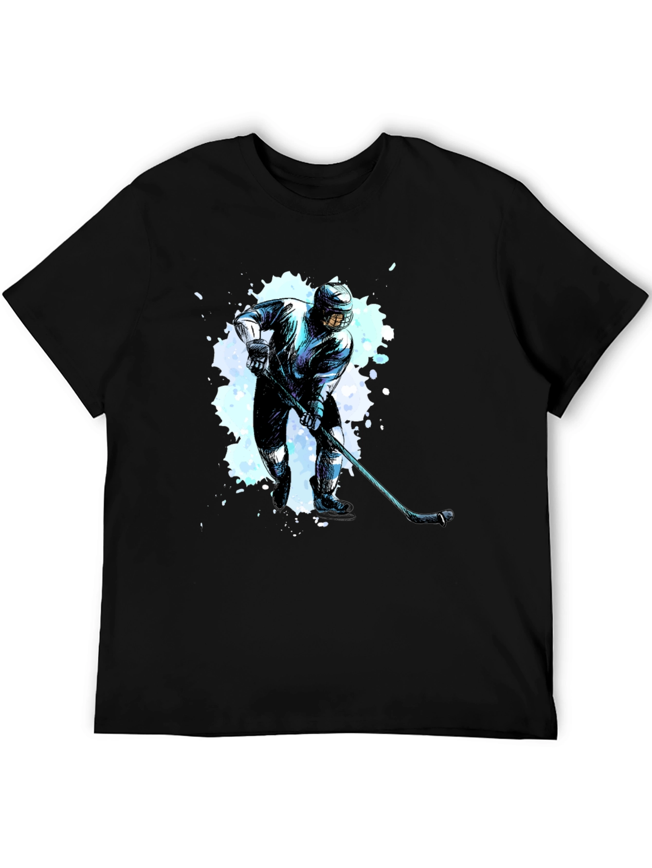 Hockey Player Graphic T-Shirt - Cool Fan Apparel