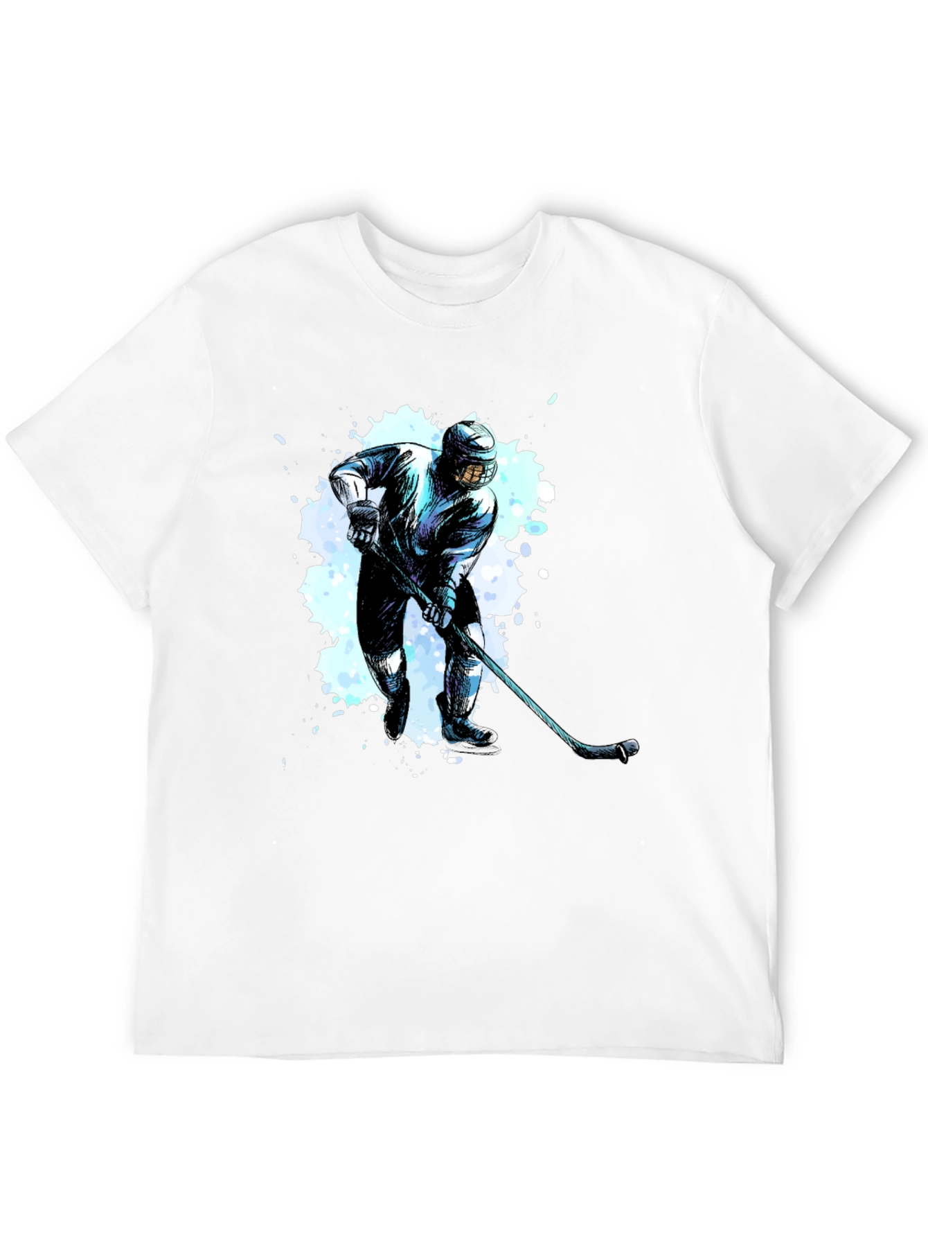 Hockey Player Graphic T-Shirt - Cool Fan Apparel