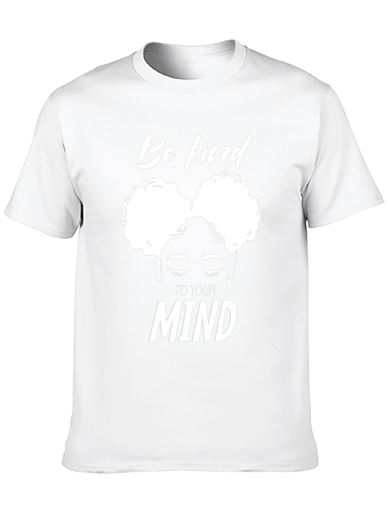 Be Kind to Your Mind Black Graphic T-Shirt