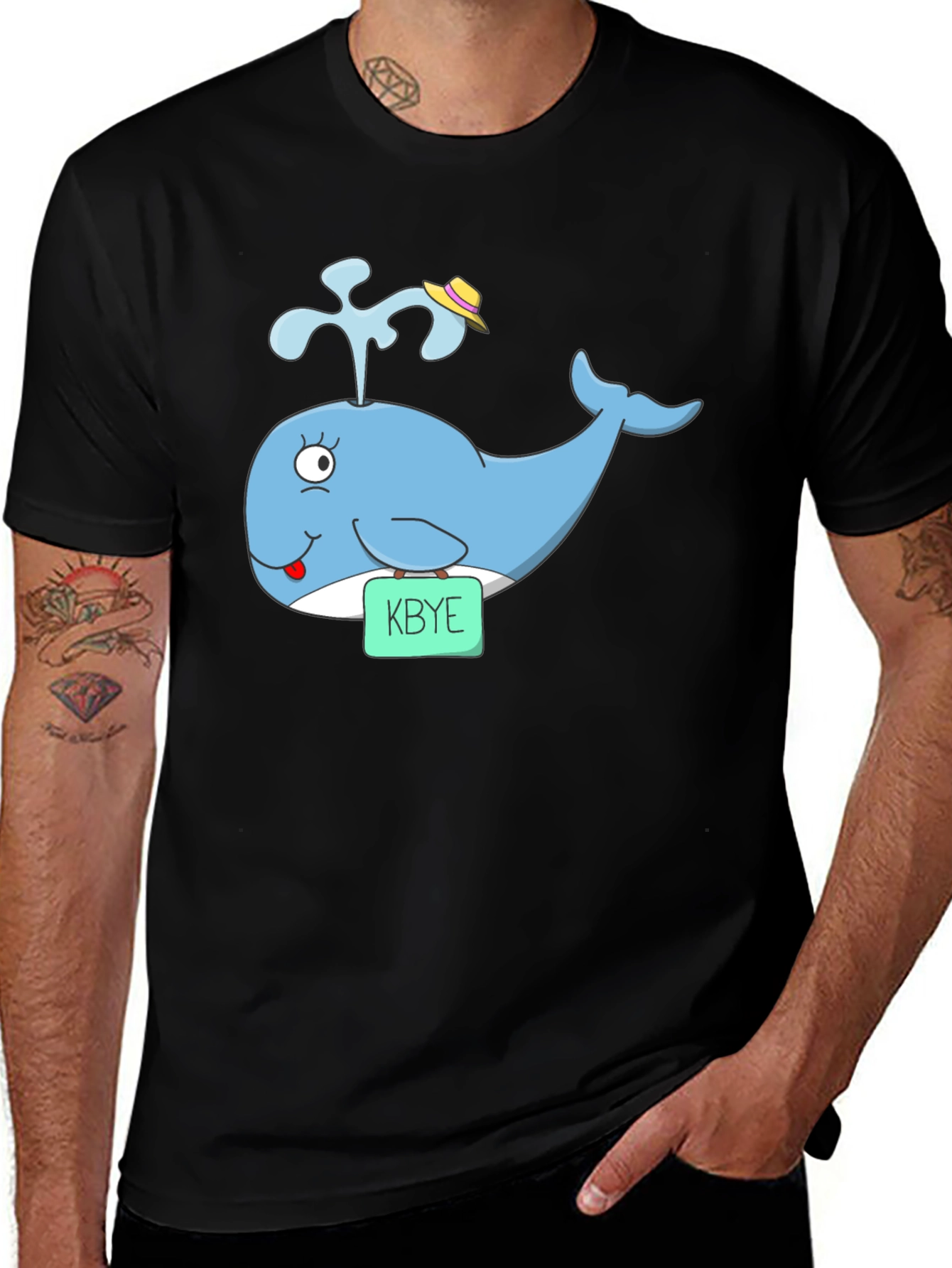 Whimsical Whale KBYE Graphic Tee