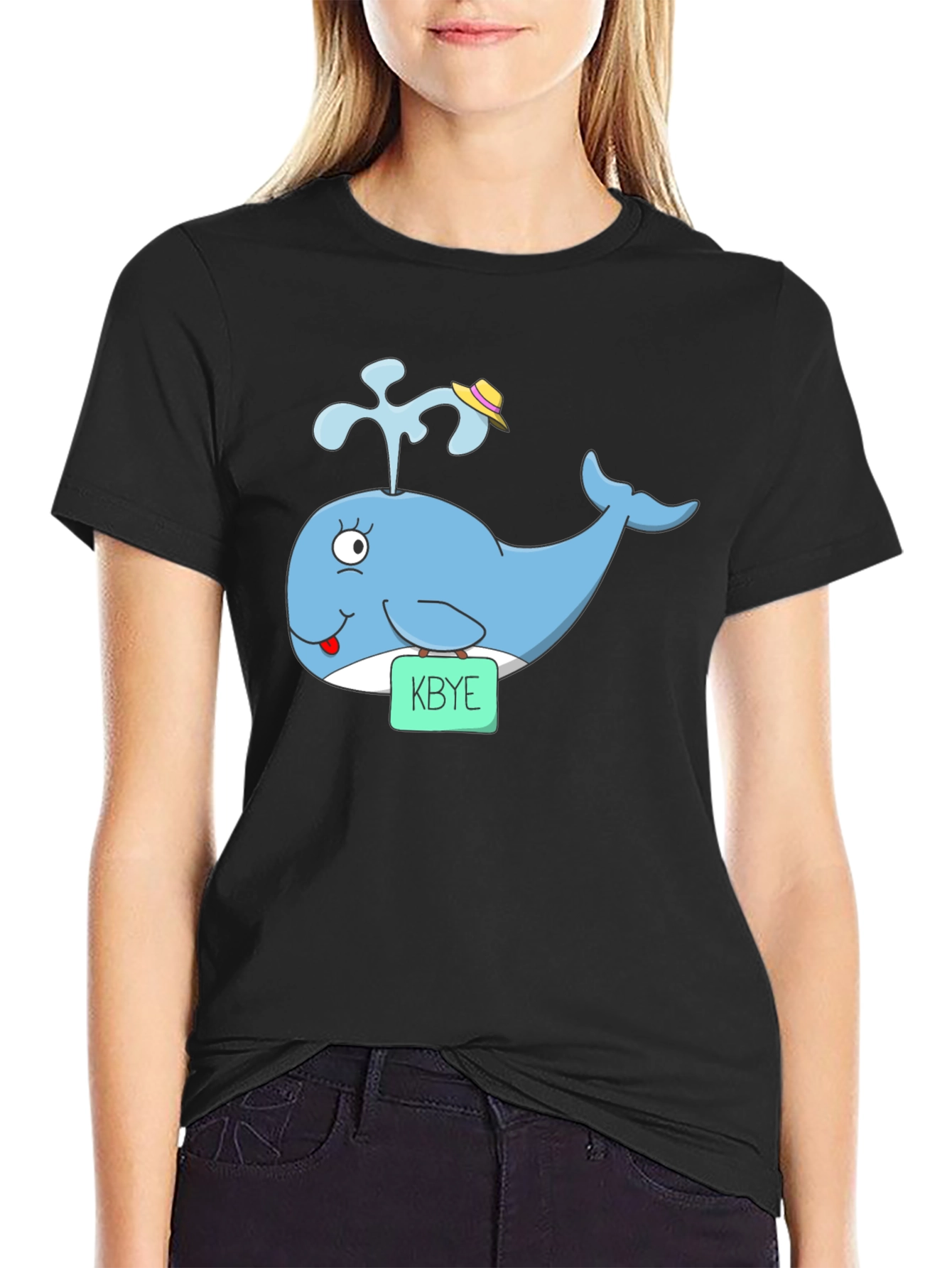 Whimsical Whale KBYE Graphic Tee