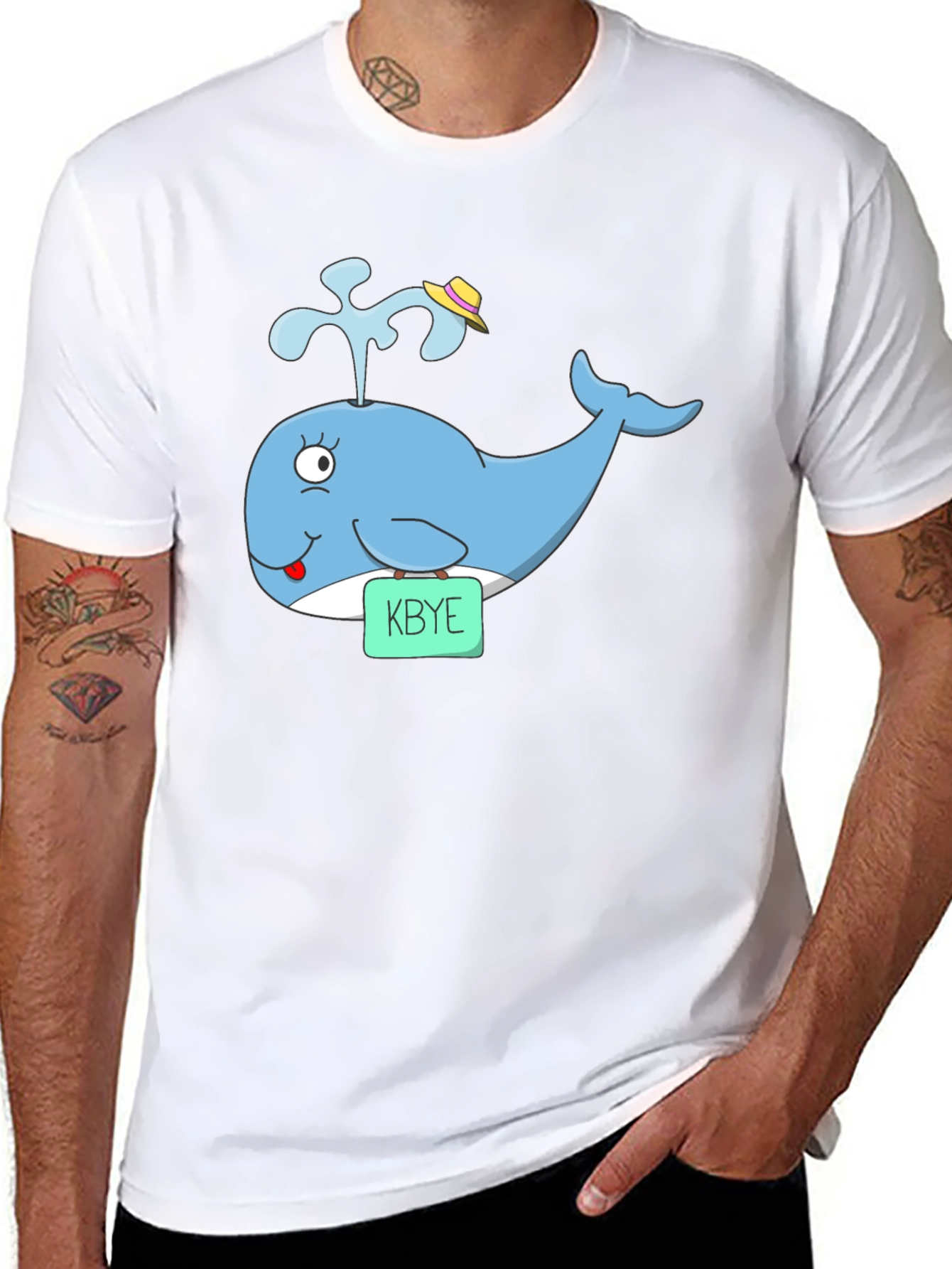 Whimsical Whale KBYE Graphic Tee