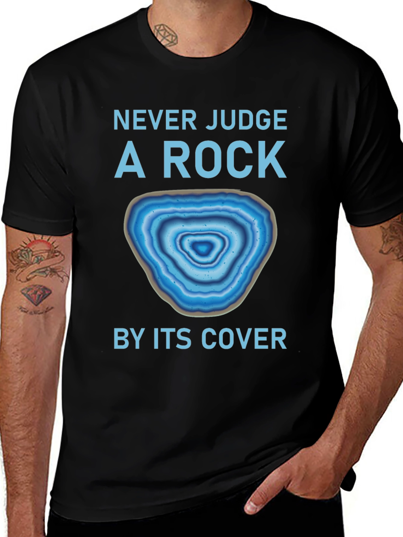 Never Judge a Rock by Its Cover T-Shirt