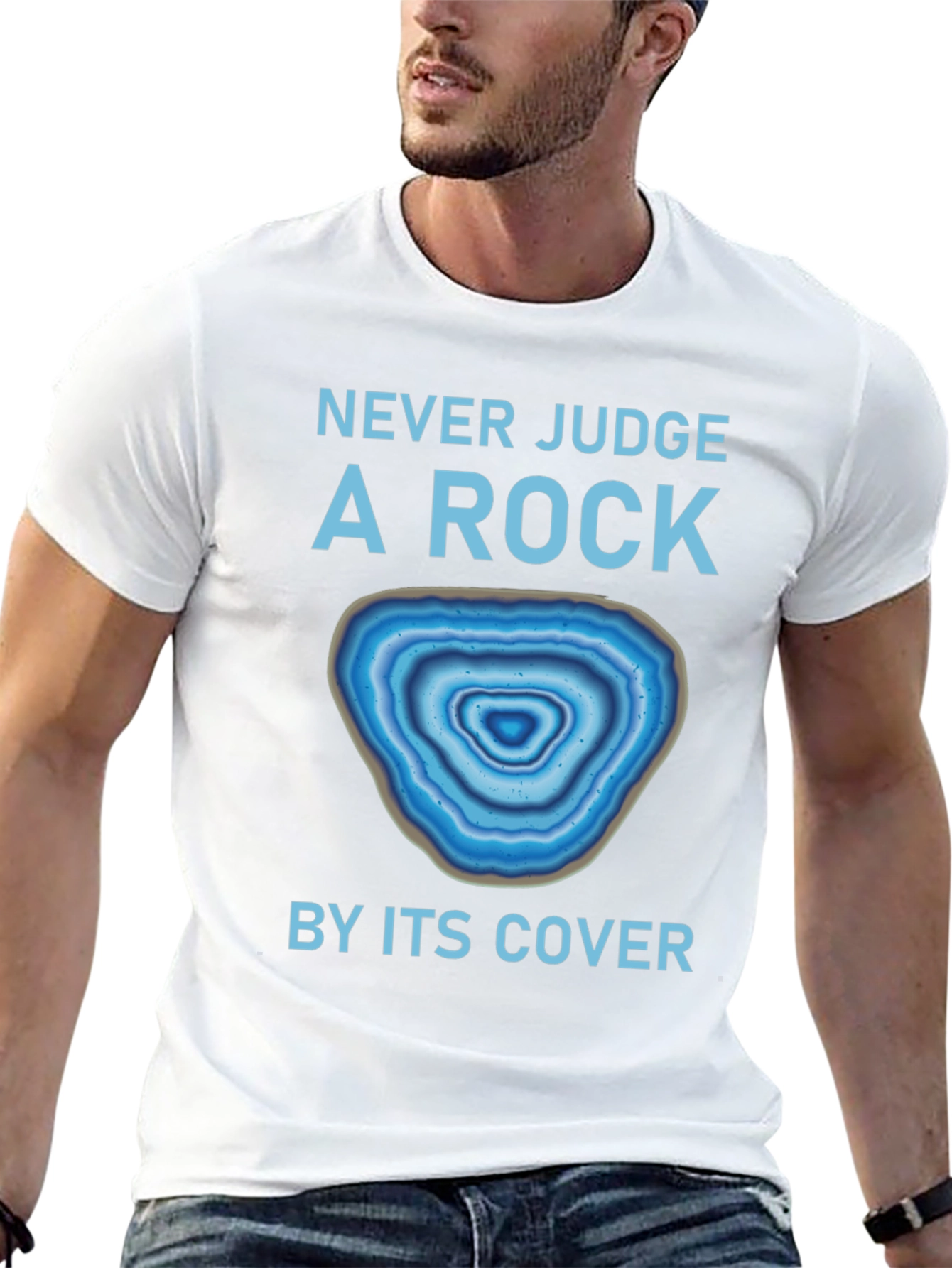 Never Judge a Rock by Its Cover T-Shirt