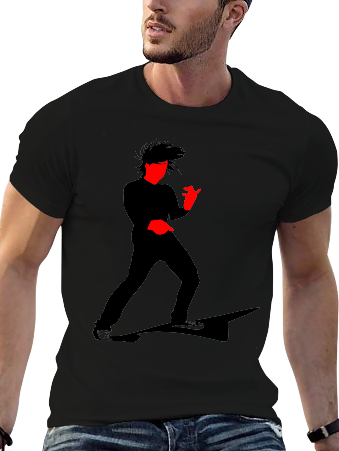 Cool Graphic T-Shirt - Striking Silhouette Design
