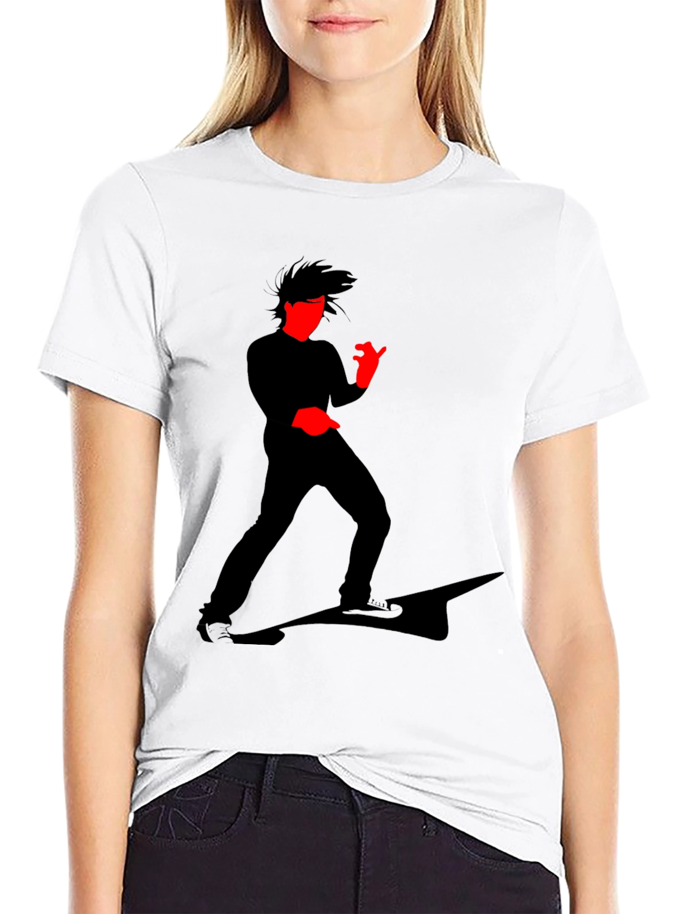 Cool Graphic T-Shirt - Striking Silhouette Design